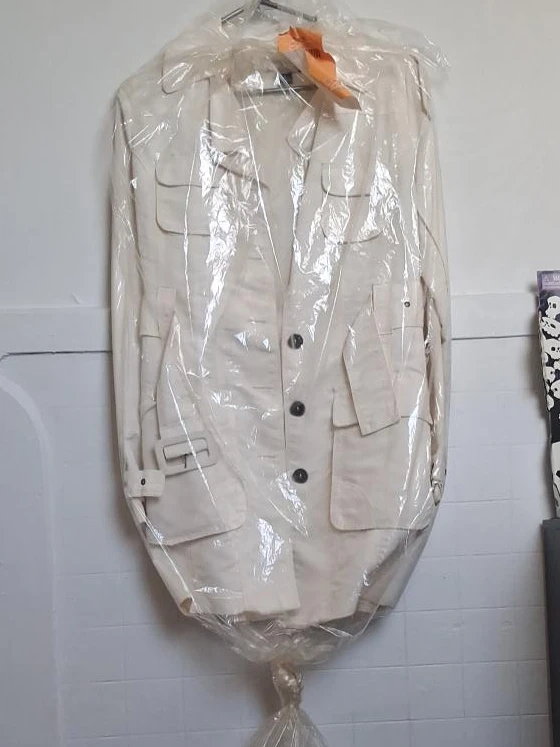 Cream Cargo Jacket