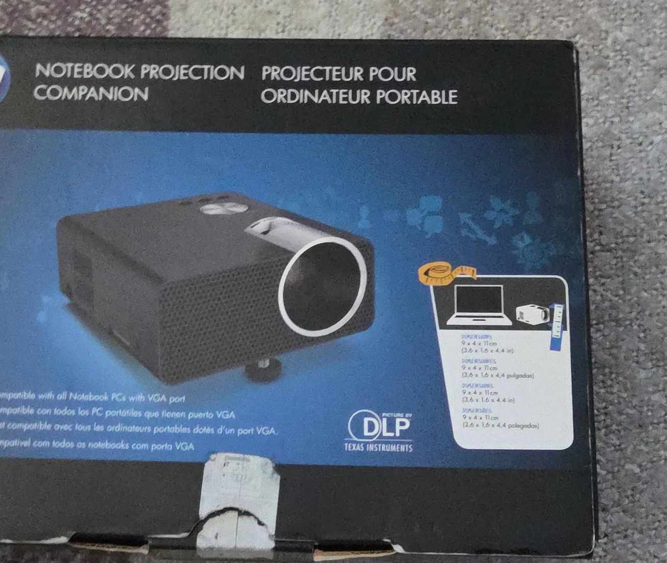 Notebook Projection Companion Projector