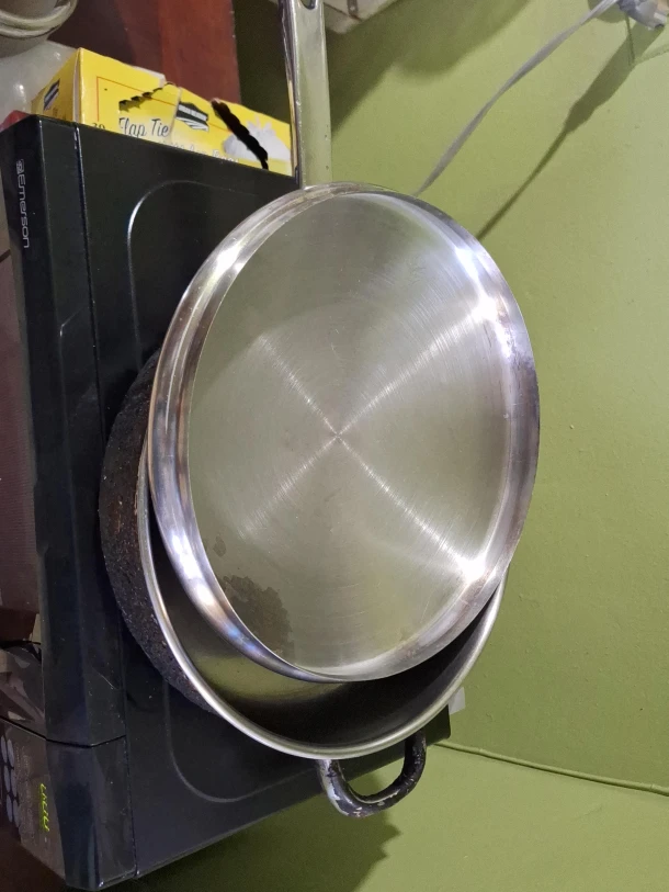 Stainless Steel Frying Pan with Lid