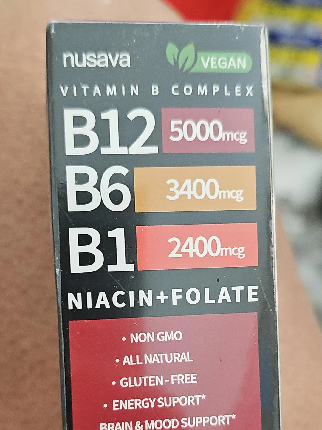 3 Bottles Nusava Vitamin B Complex