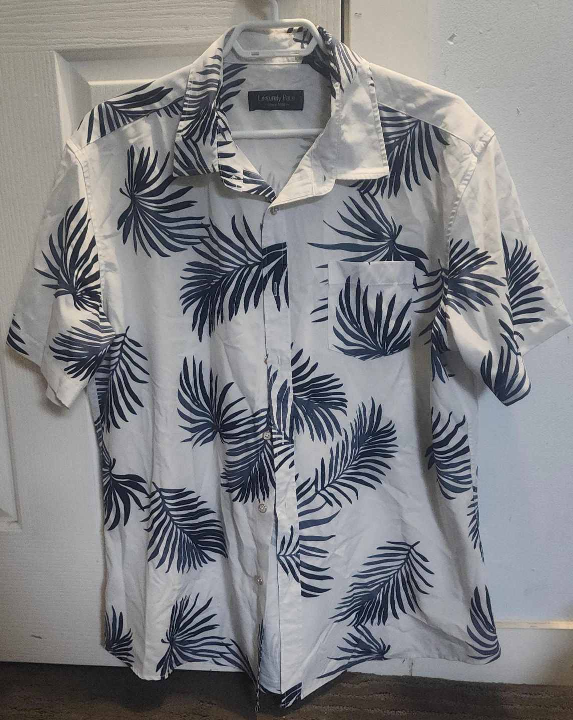 Leisurely Pace Short Sleeve Button-Up Shirt