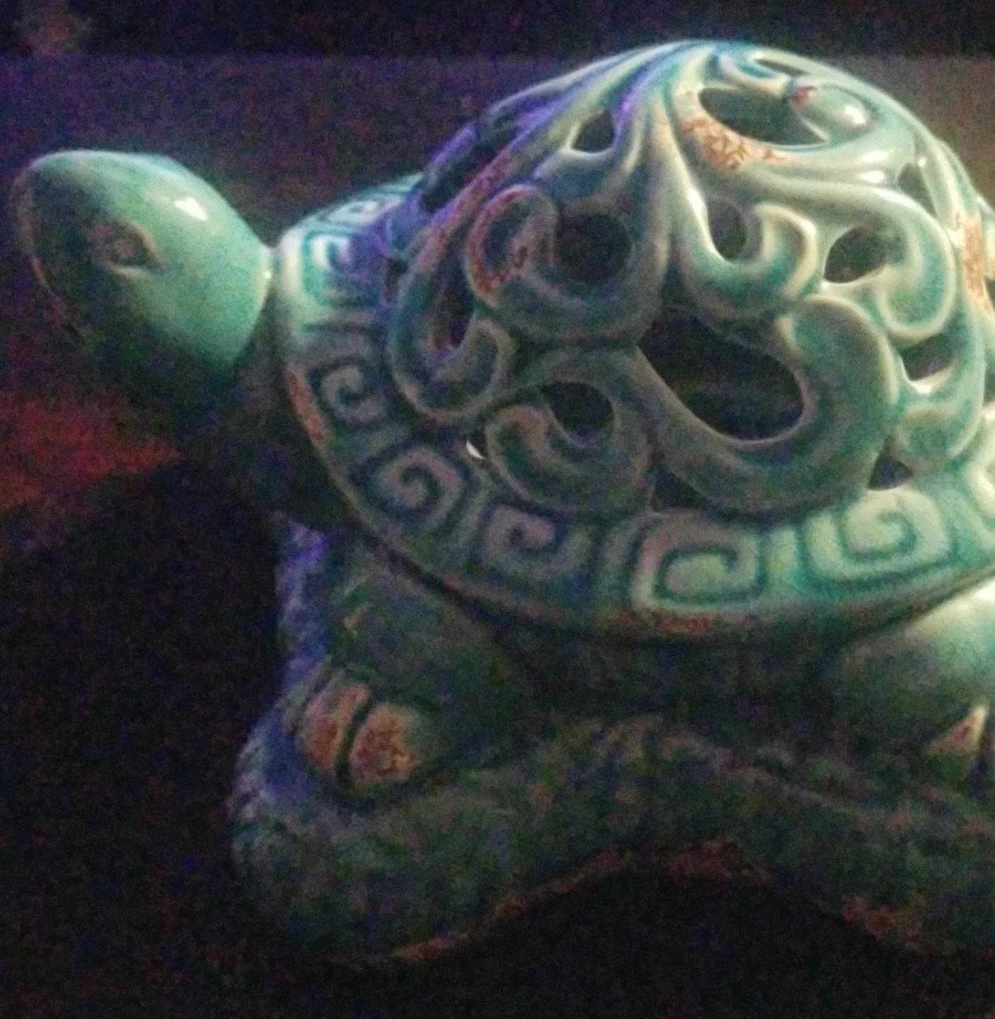 Ceramic Turtle Candle Holder