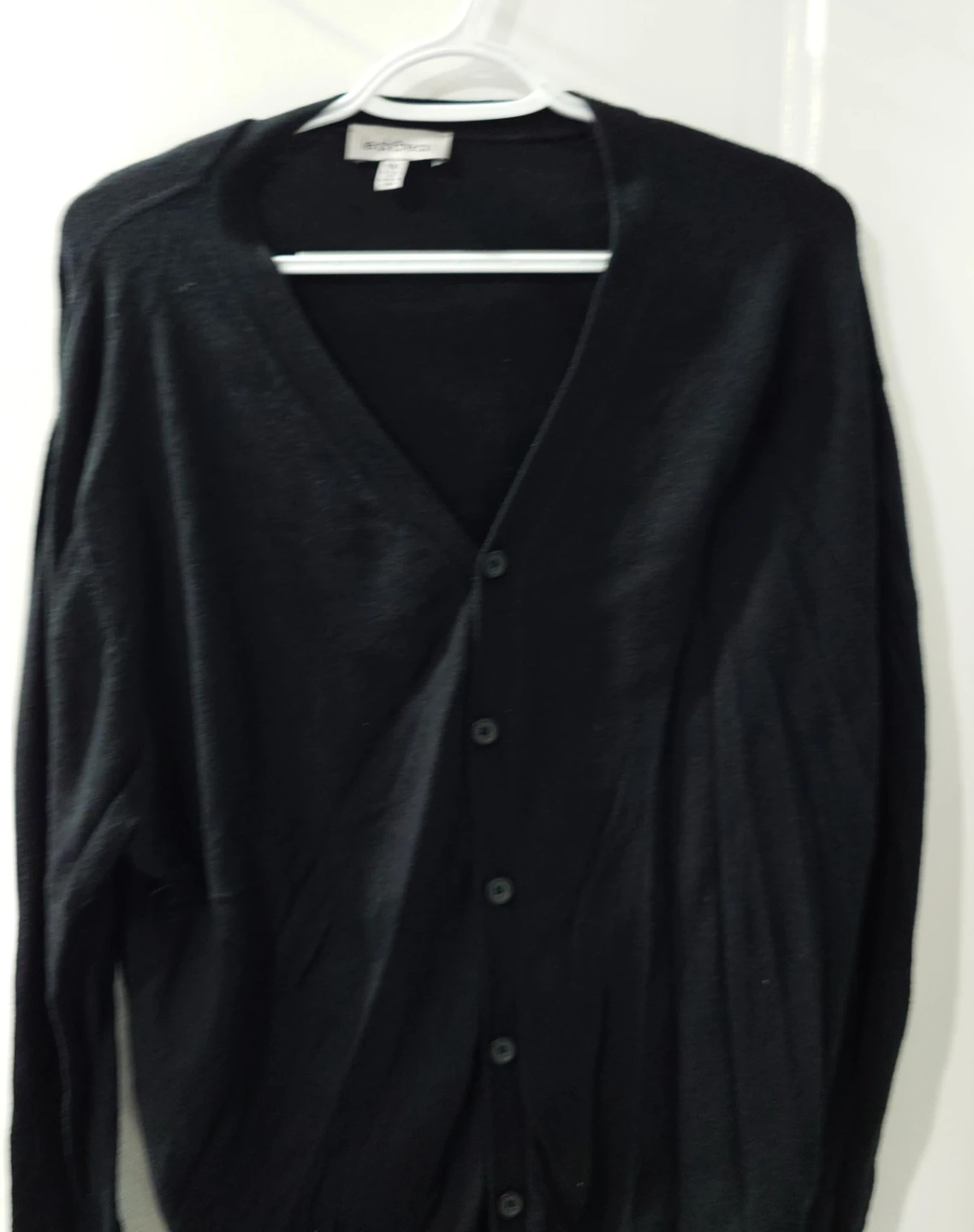 Le Chateau Black V-Neck Cardigan