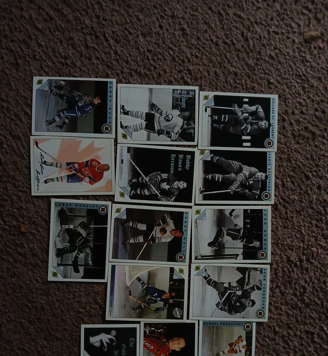 Collection of NHL Ultimate Hockey Trading Cards