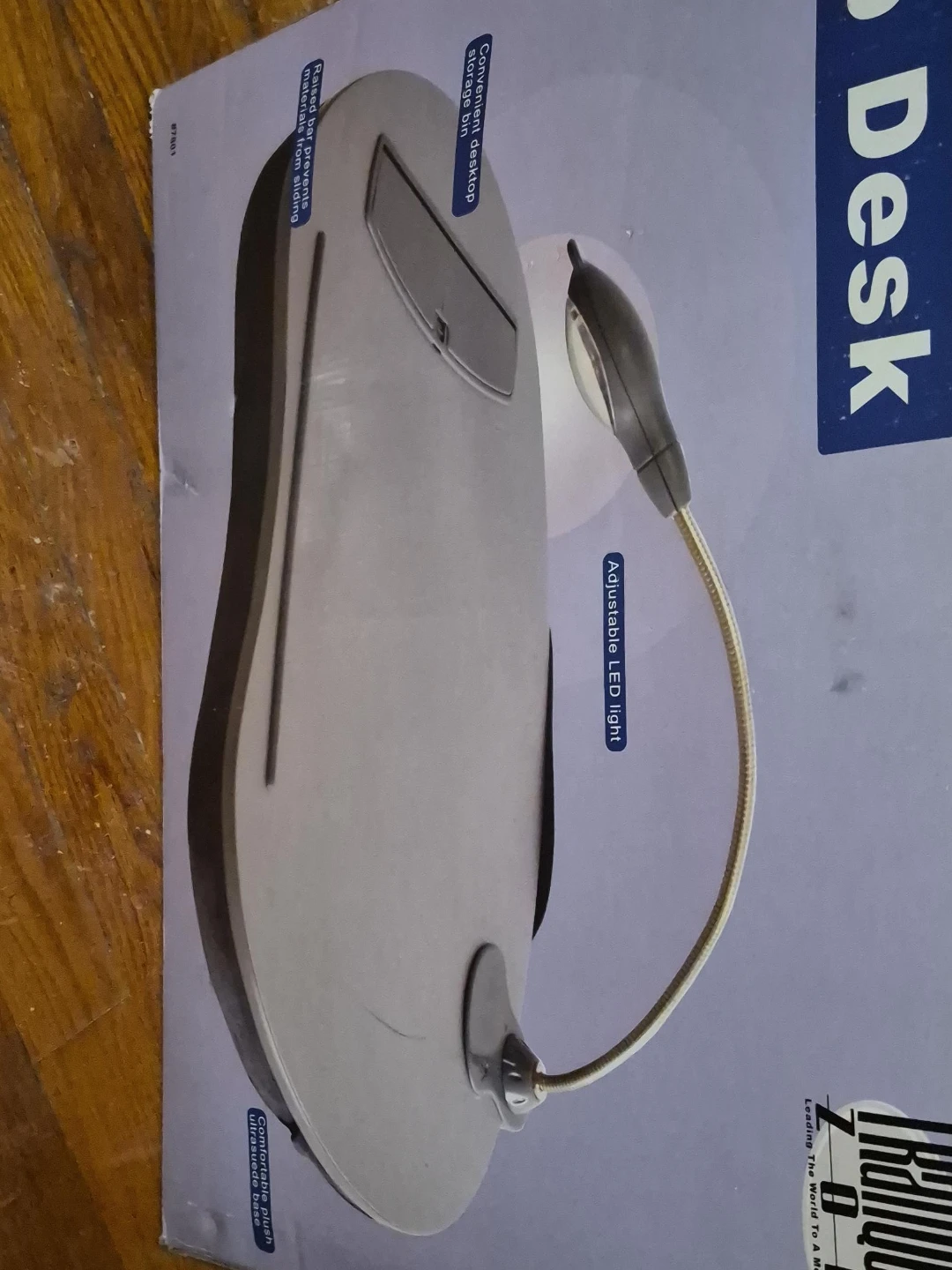 Tranquil Lap Desk with Adjustable LED Light