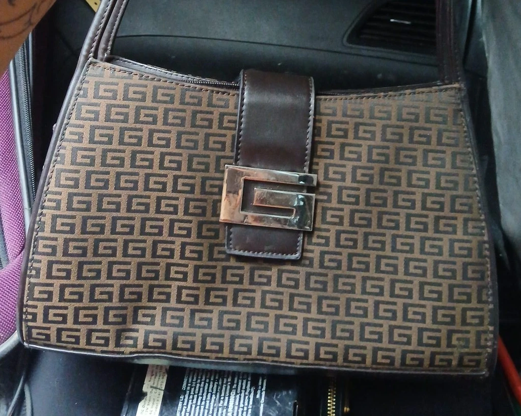 Guess Brown Pattern Handbag - photo 2