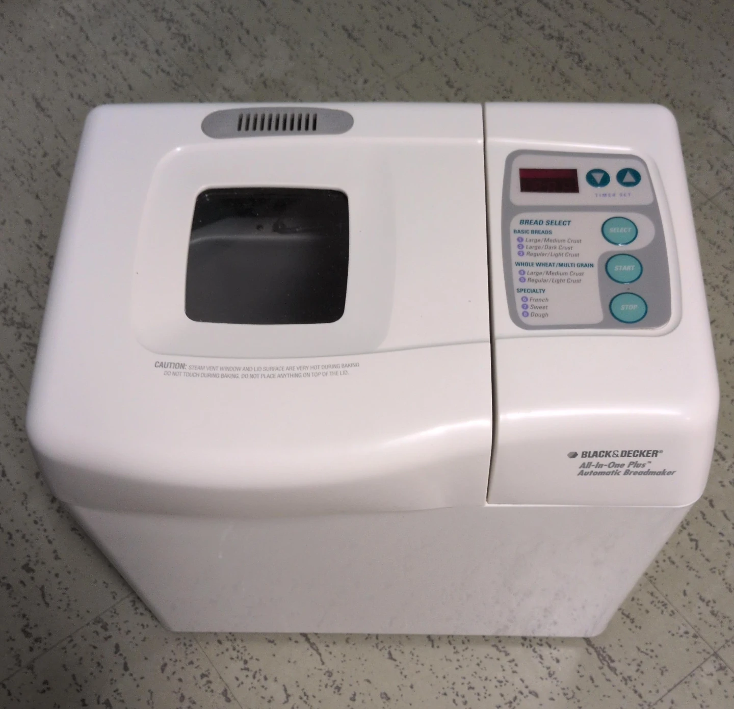 Black & Decker All-In-One Plus Breadmaker
