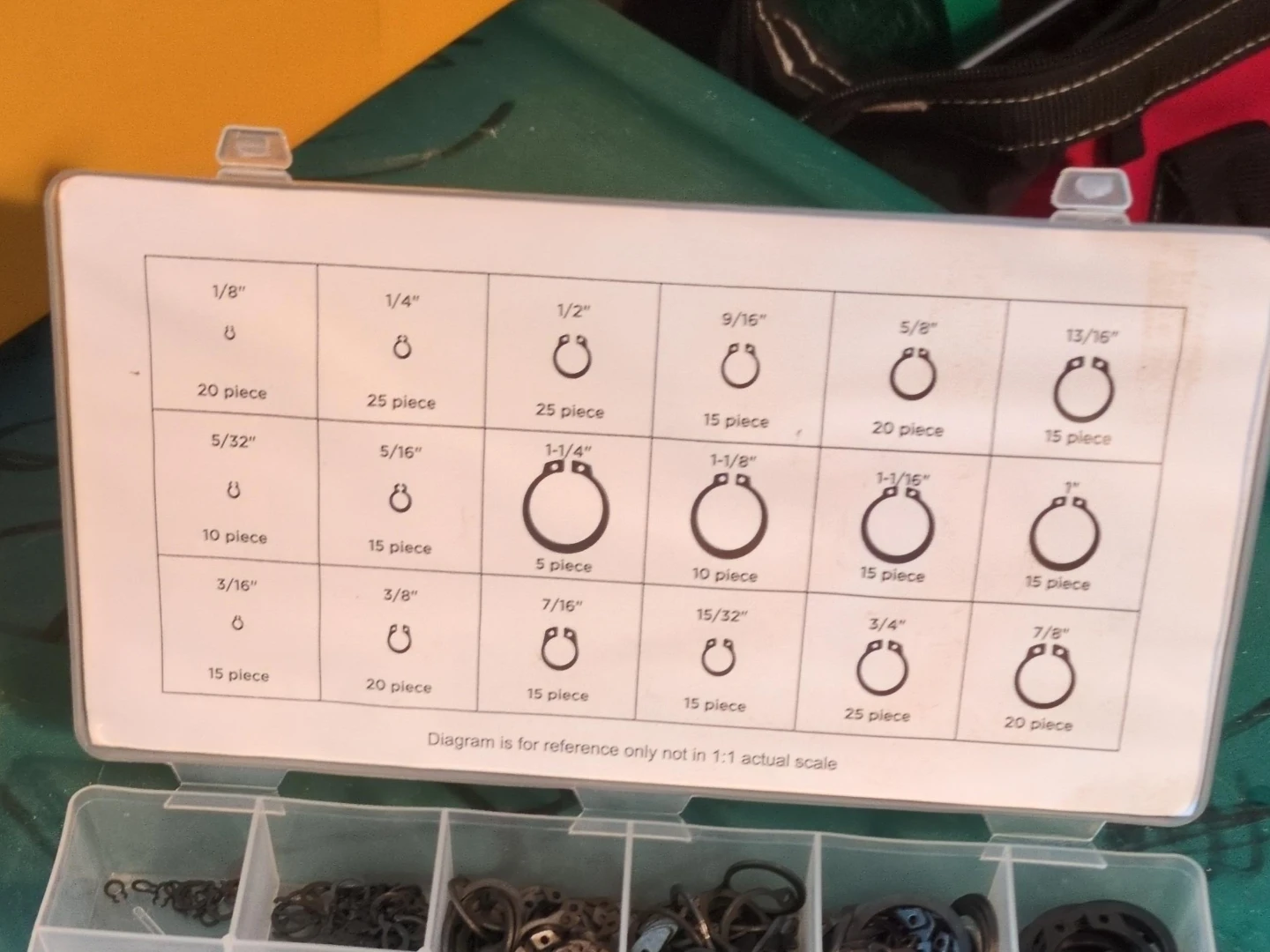 Snap Ring Retaining Clip Assortment Kit