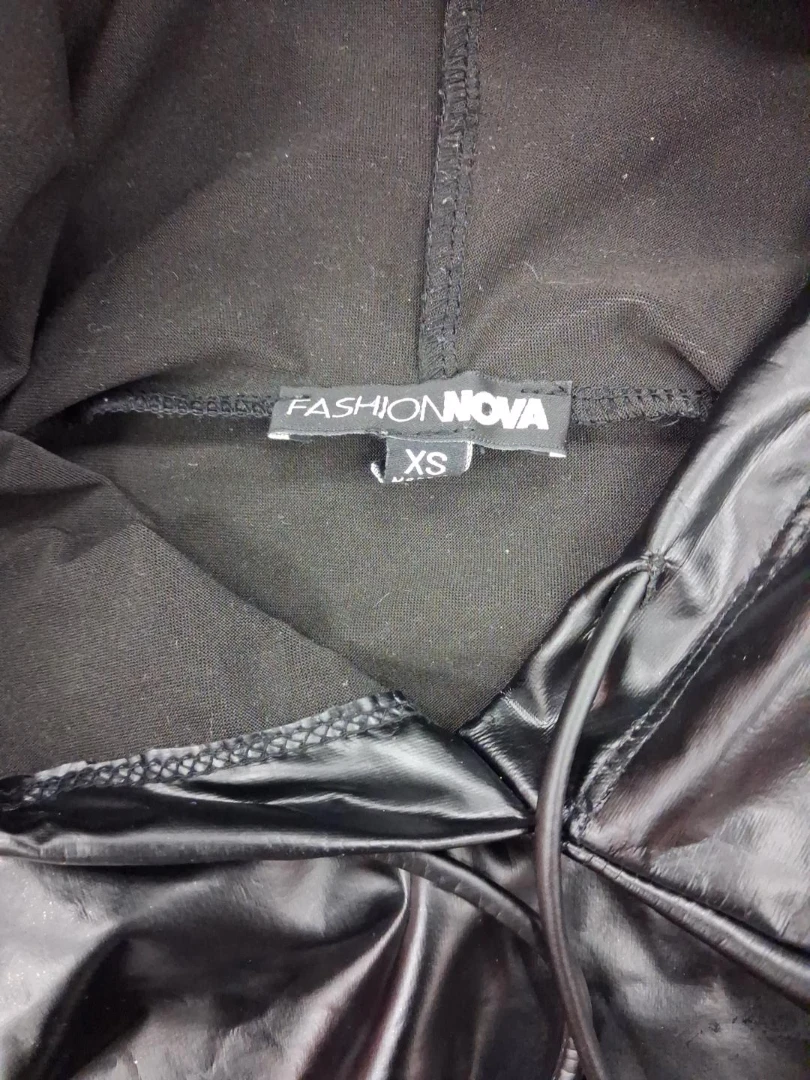 Fashion Nova Black Hoodie - Size XS