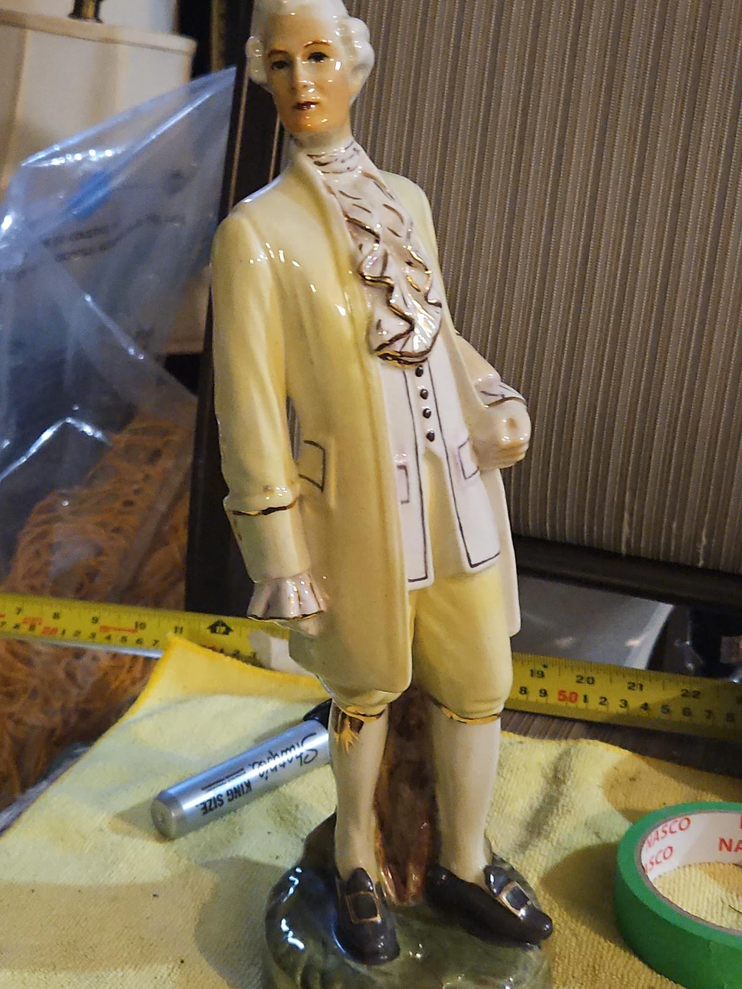 Vintage Porcelain Colonial Gentleman Figurine