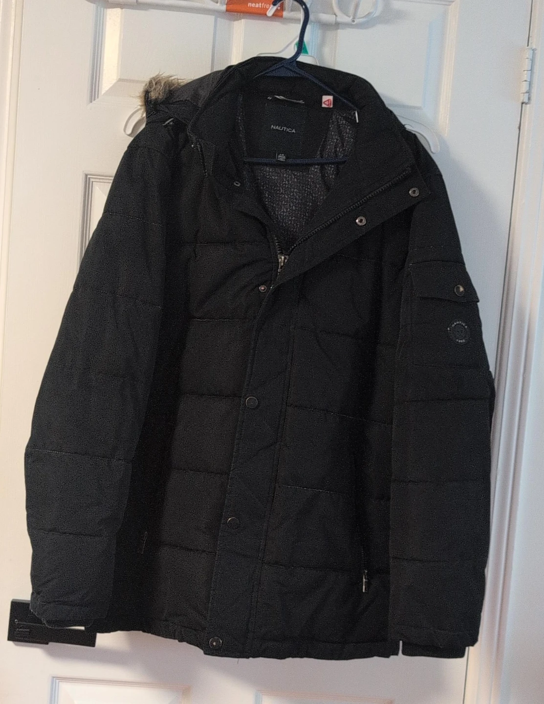 Nautica Black Puffer Parka