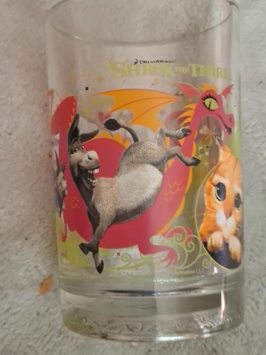 DreamWorks Shrek the Third glass