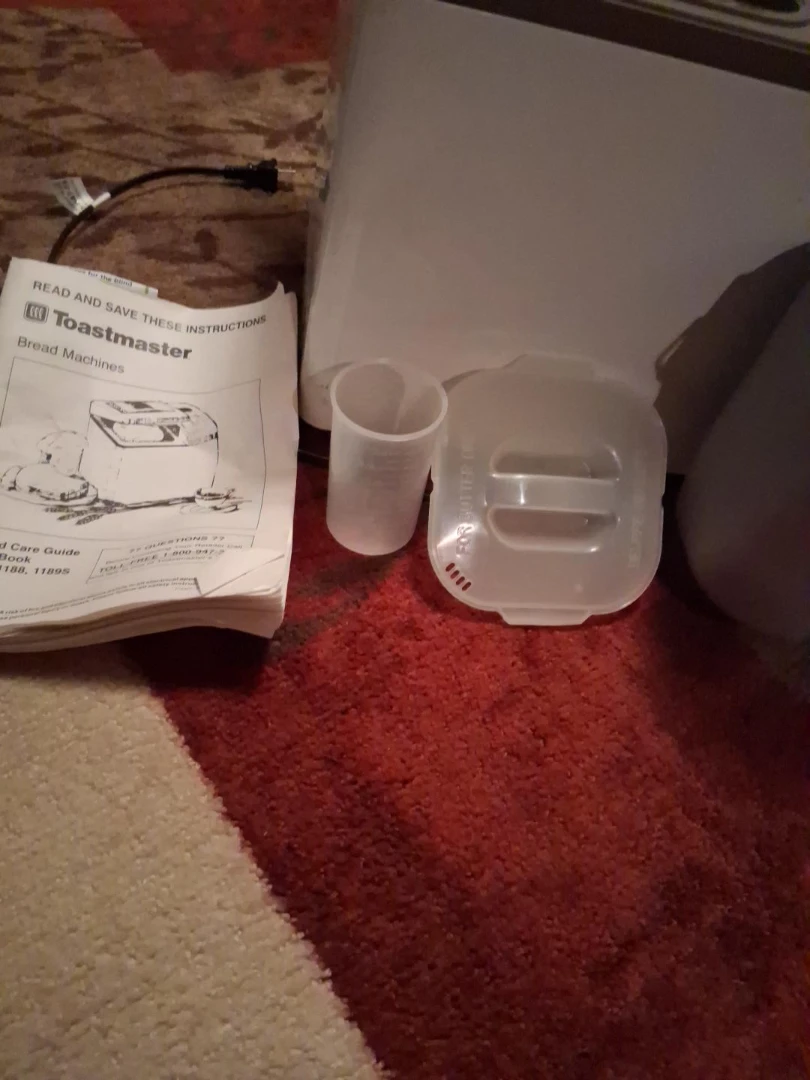 Toastmaster Bread Machine Models 1188 and 1189S