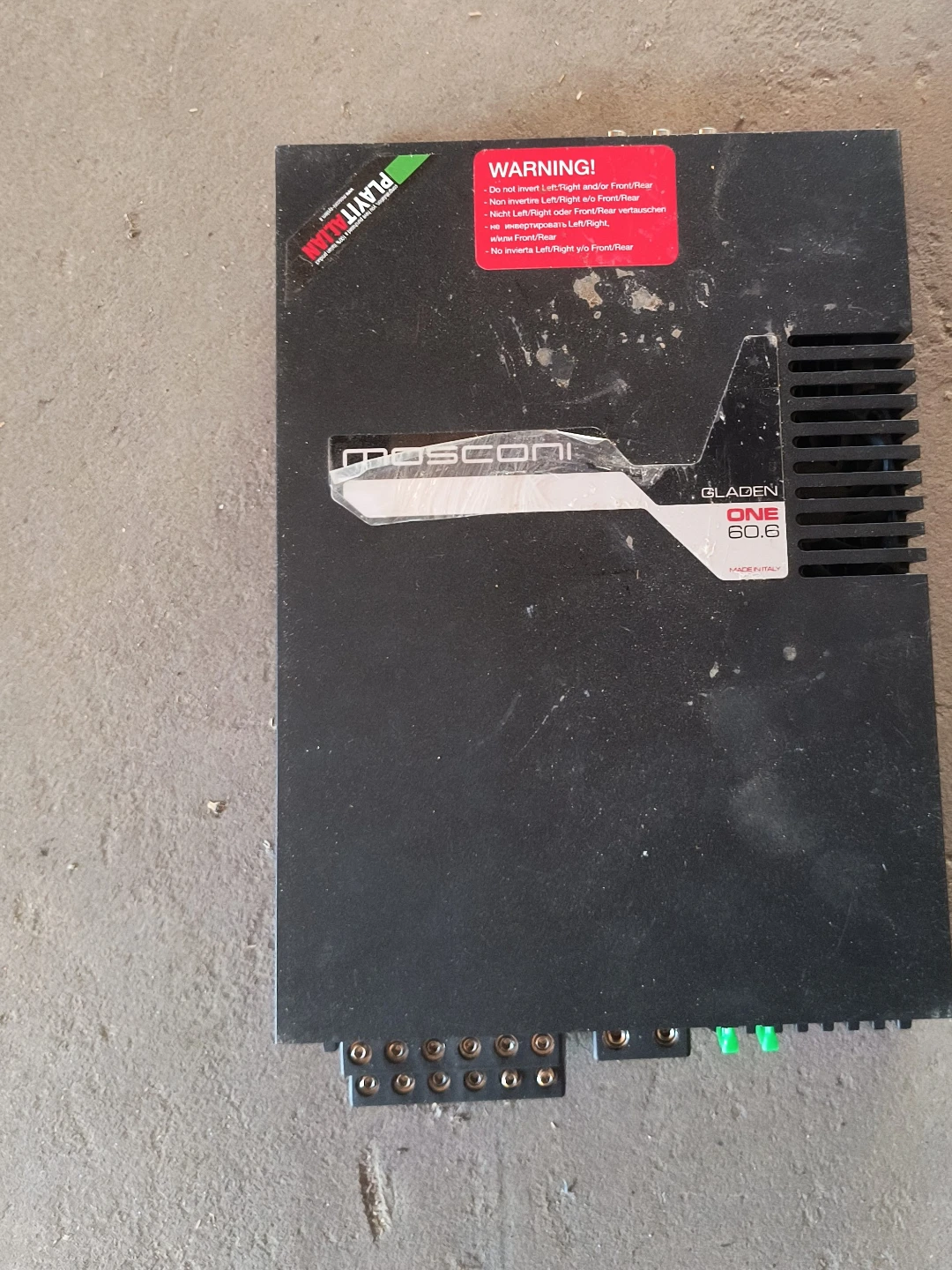 Mosconi Gladen ONE 60.6 Amplifier