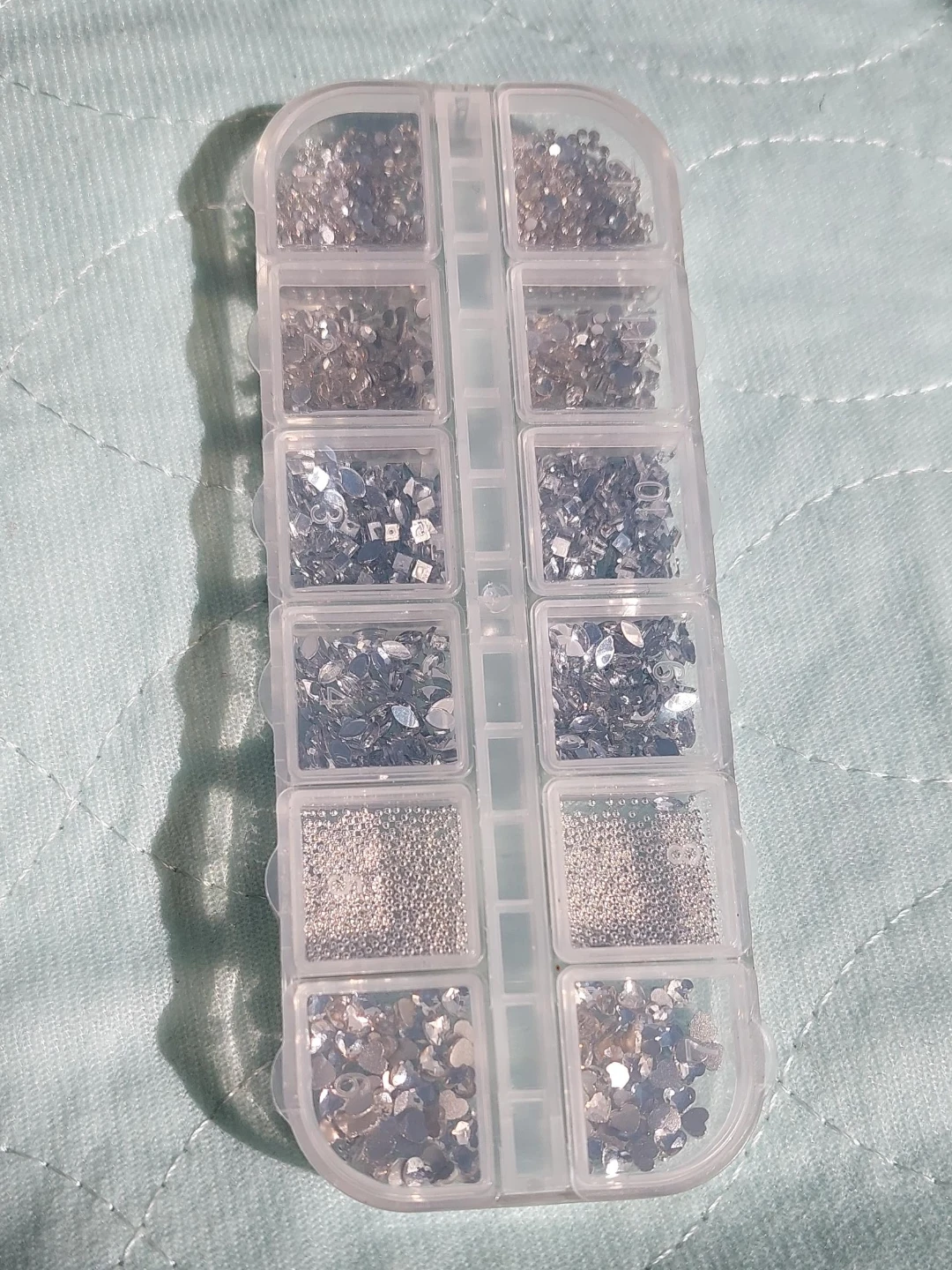 Nail Art Rhinestones & Beads Set