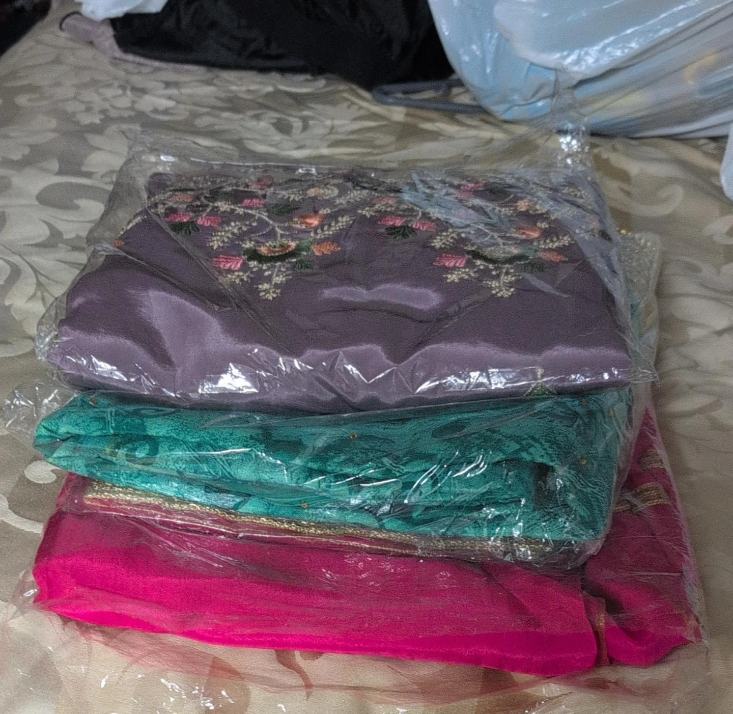 Set of Three Traditional South Asian Outfits