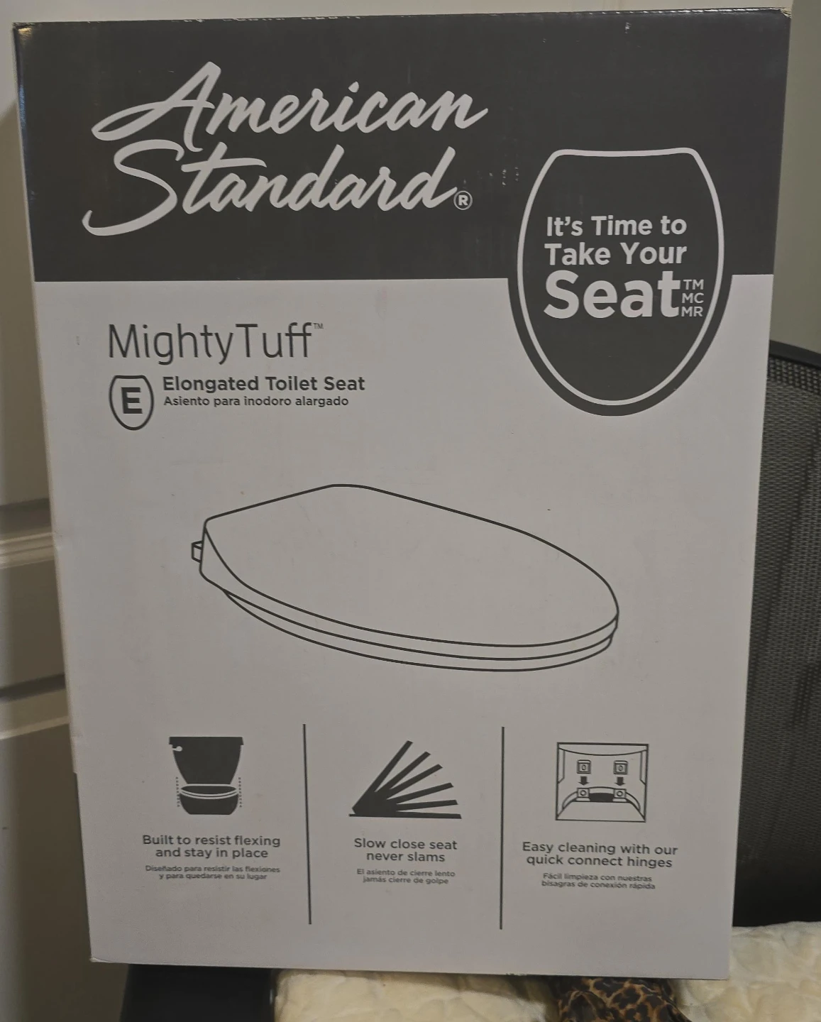 American Standard MightyTuff Elongated Toilet Seat