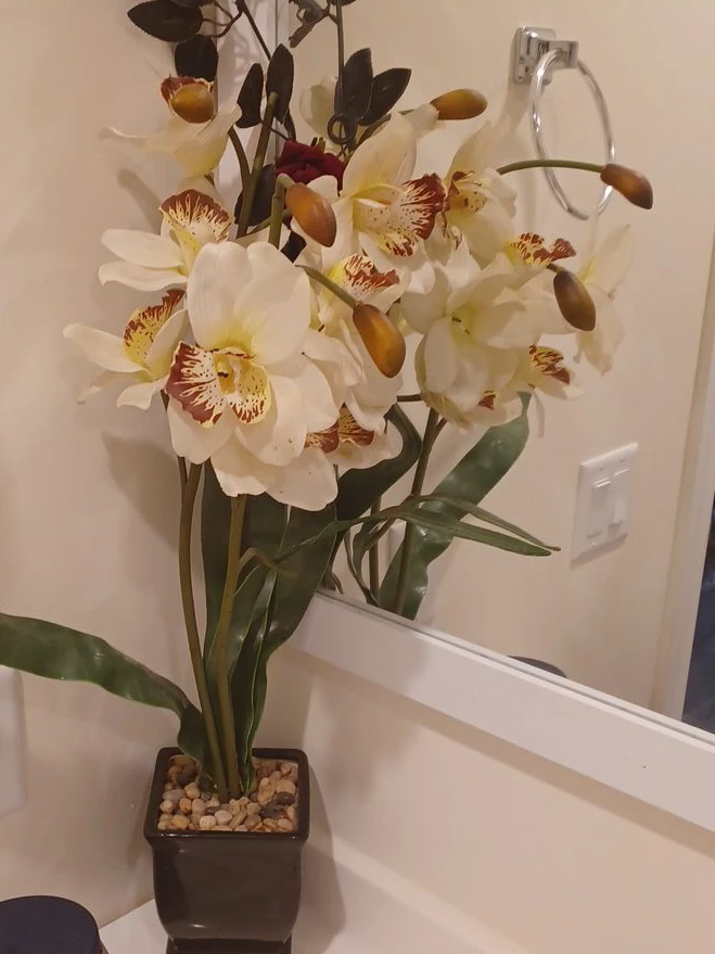 Artificial Orchid Arrangement