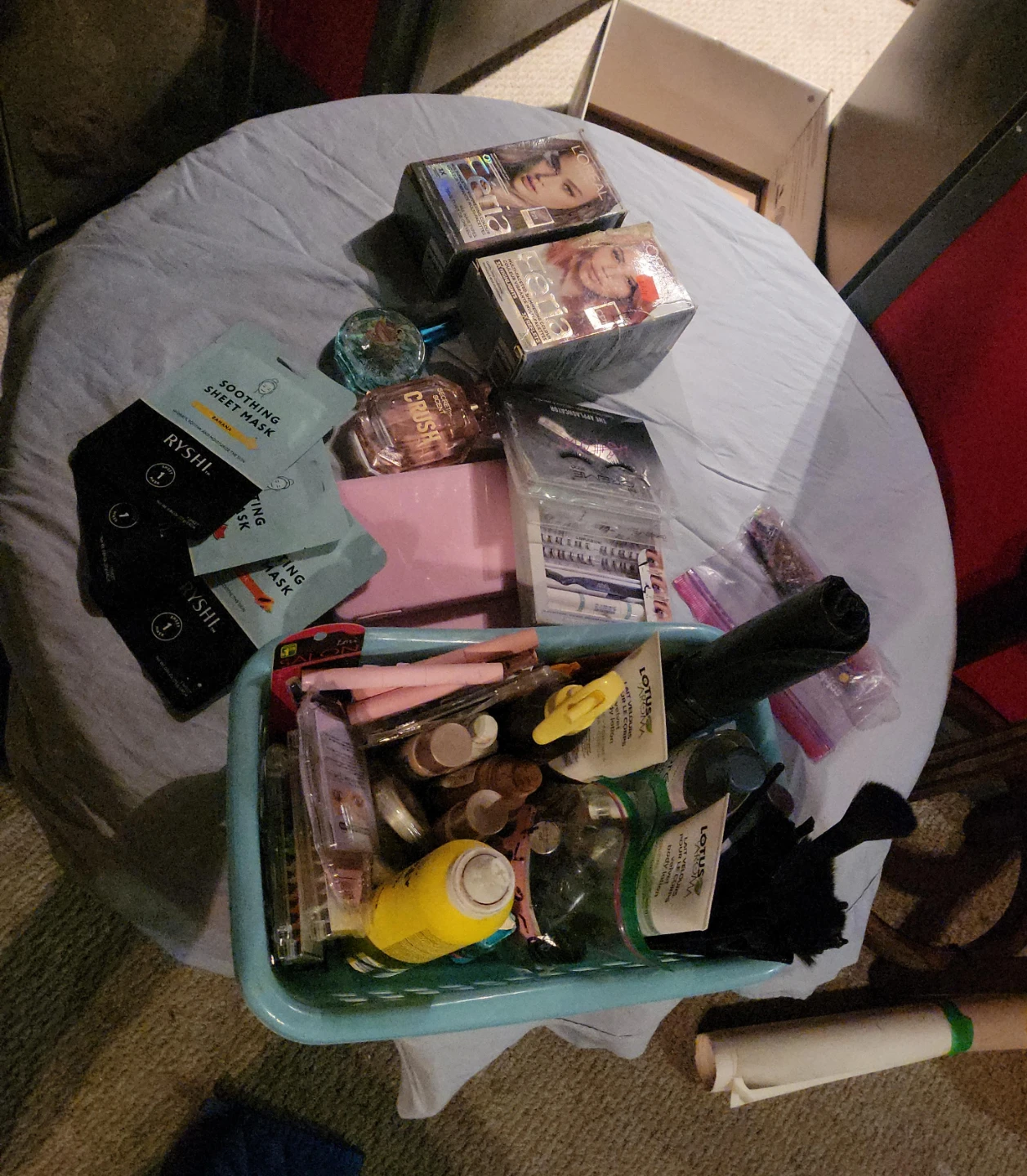 Assorted Beauty and Hair Care Items