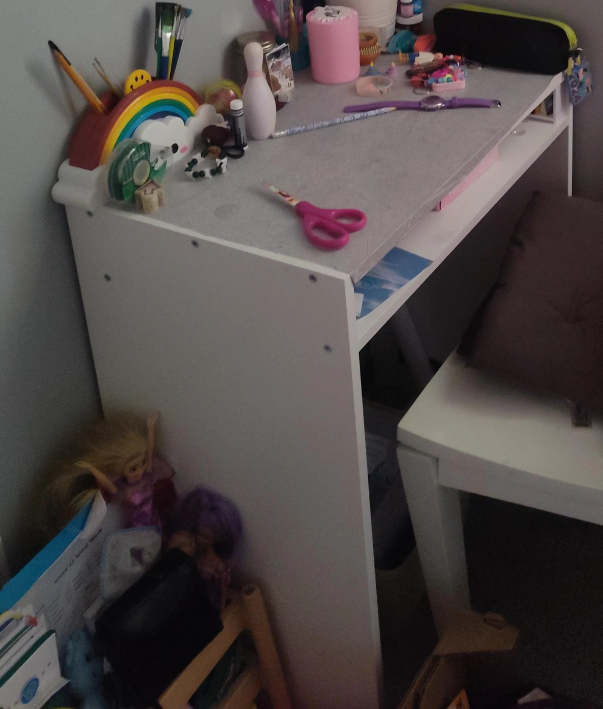 White Kids Desk