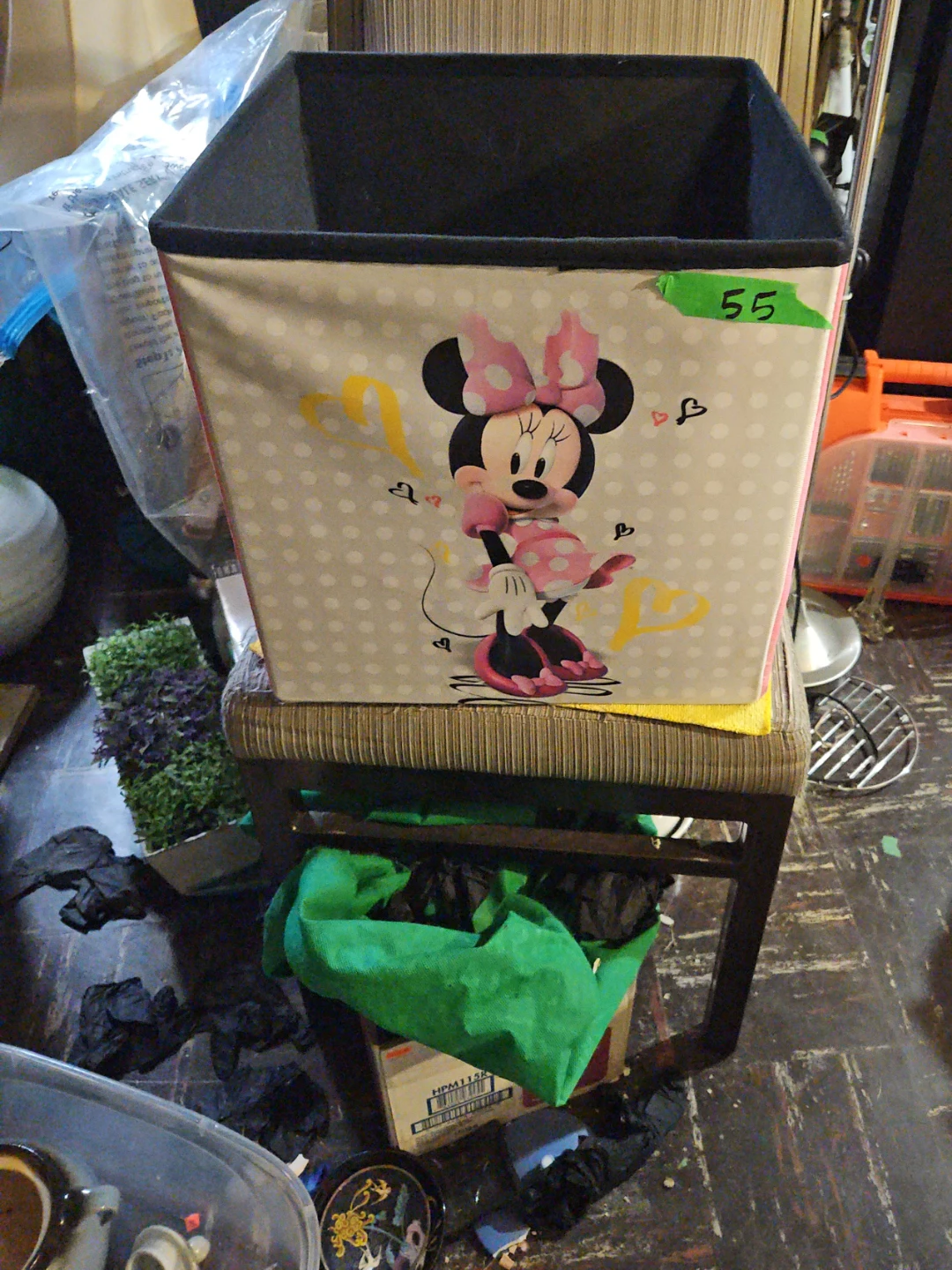 Minnie Mouse Fabric Storage Bin