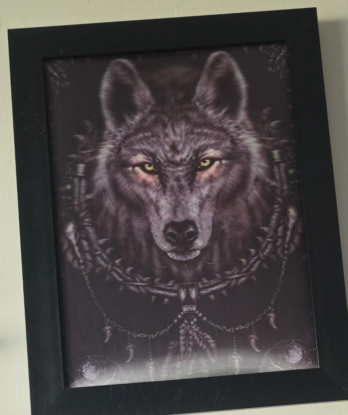 Framed Wolf Wall Art