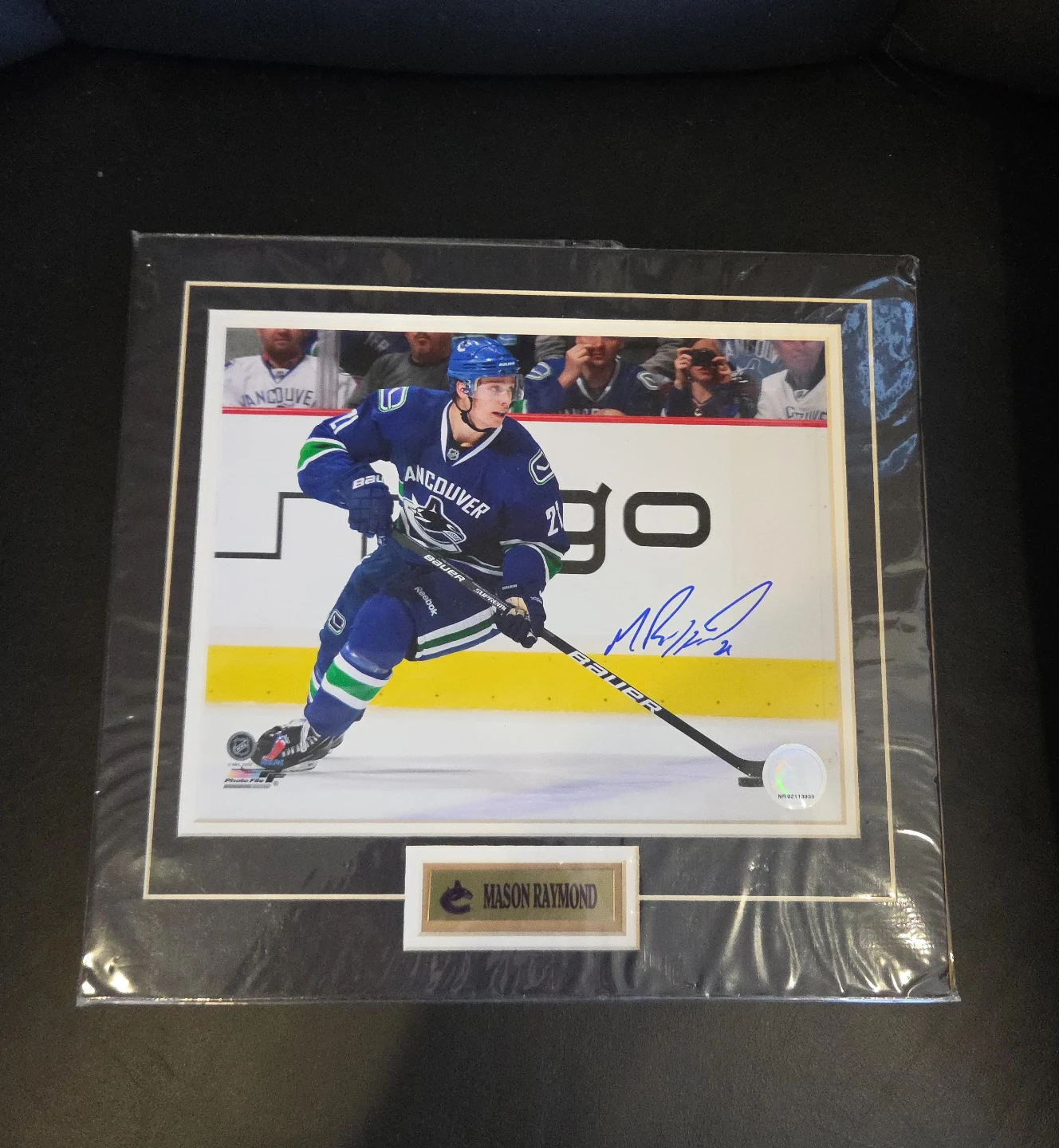 Mason Raymond Signed Vancouver Canucks Photo