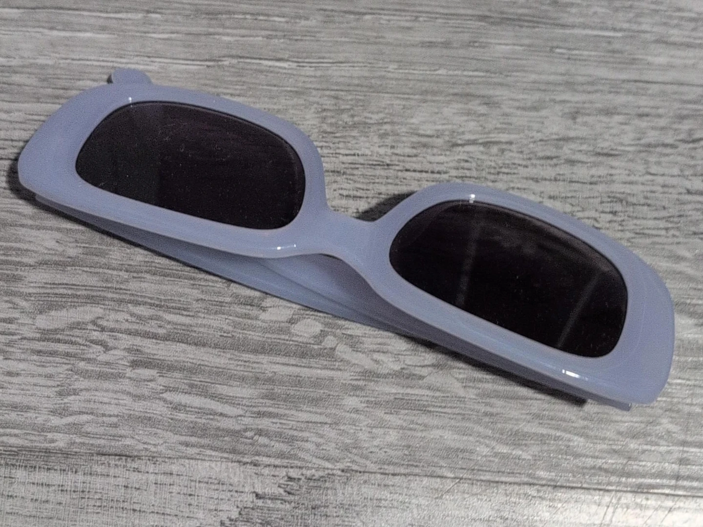 Light Purple Rectangle Sunglasses
