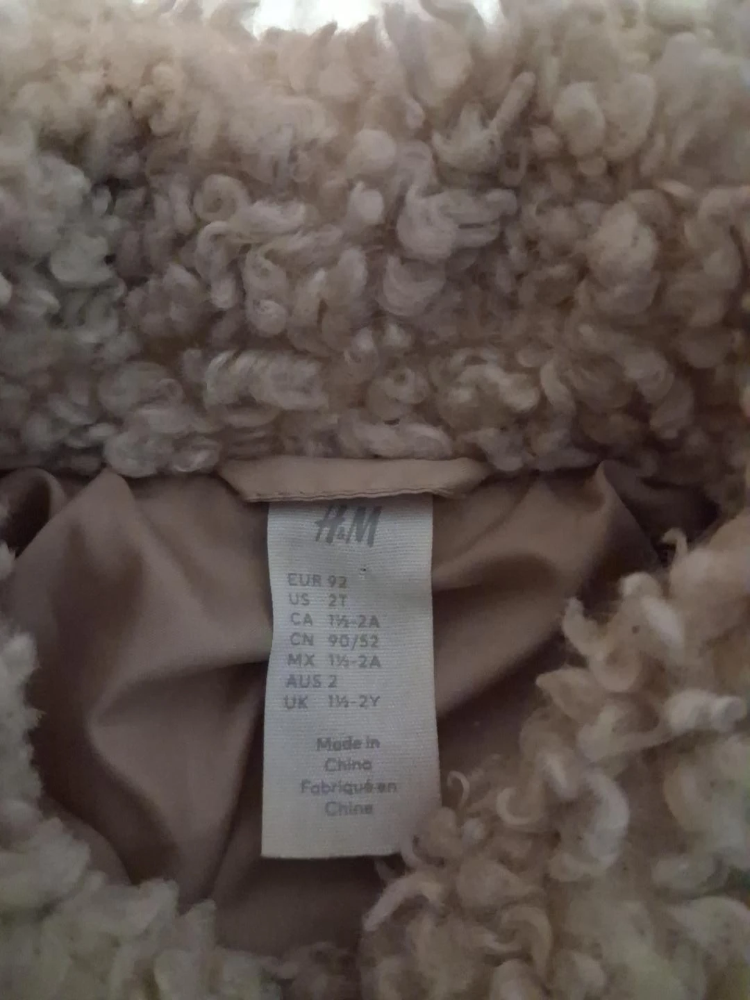 H&M Toddler Sherpa Jacket - photo 2