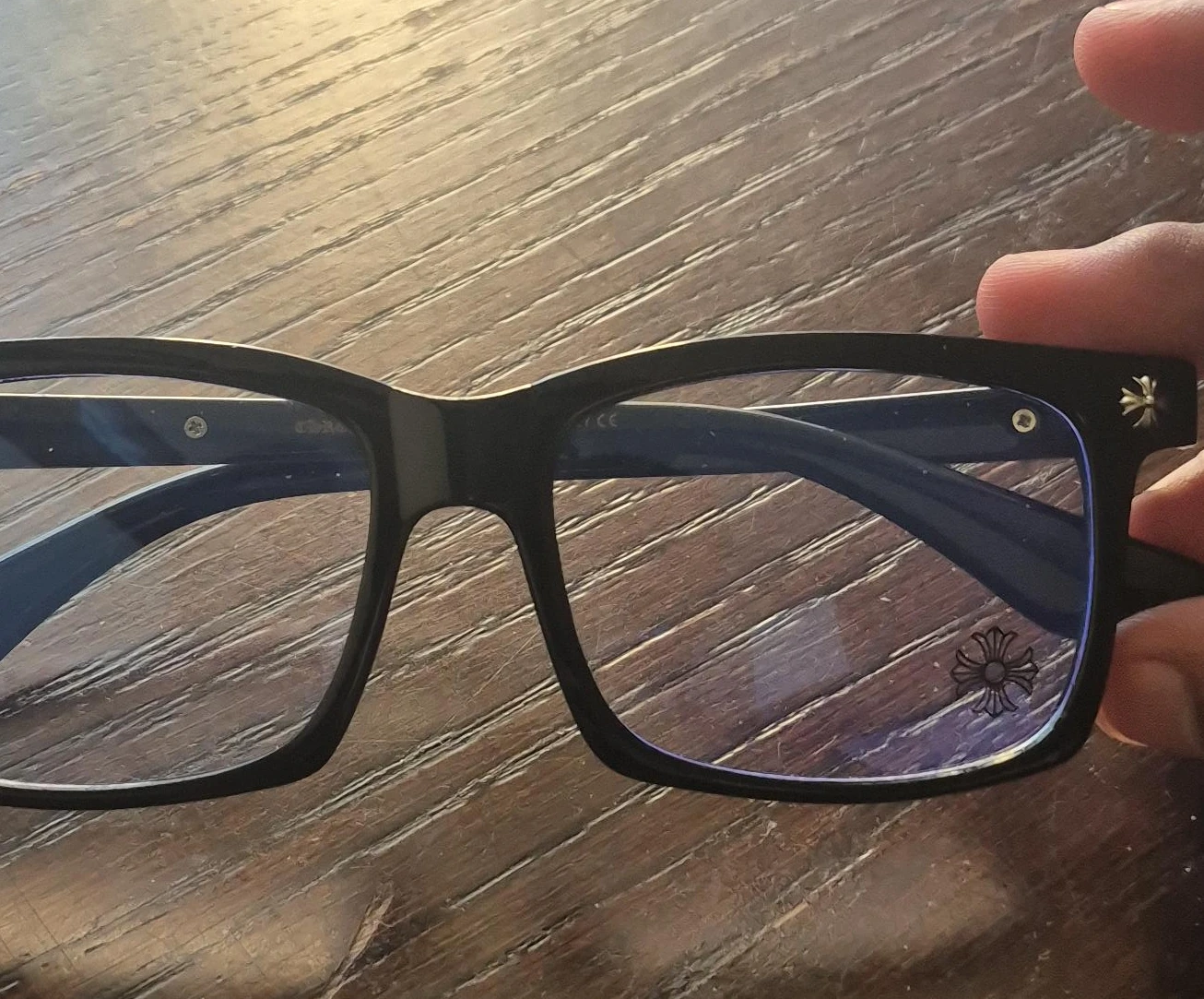 Chrome Hearts Black Eyeglasses