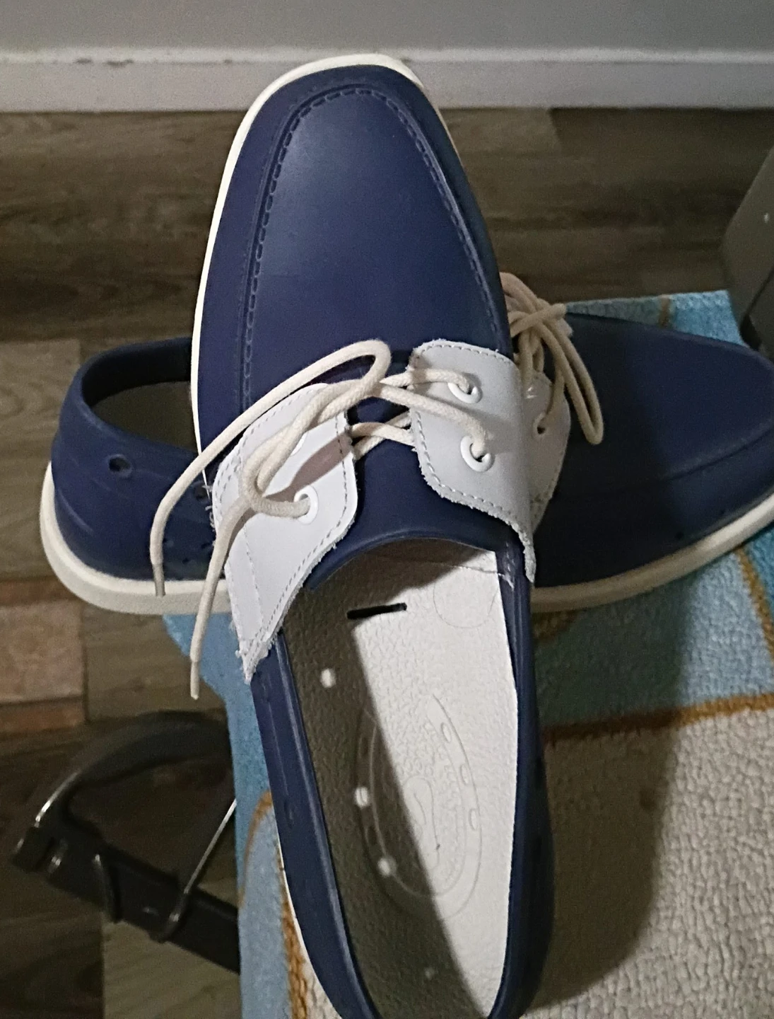 Swims Navy Boat Shoes