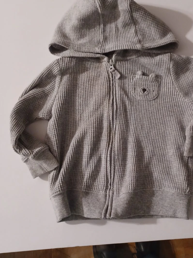 Carter's Gray Hooded Jacket 18m