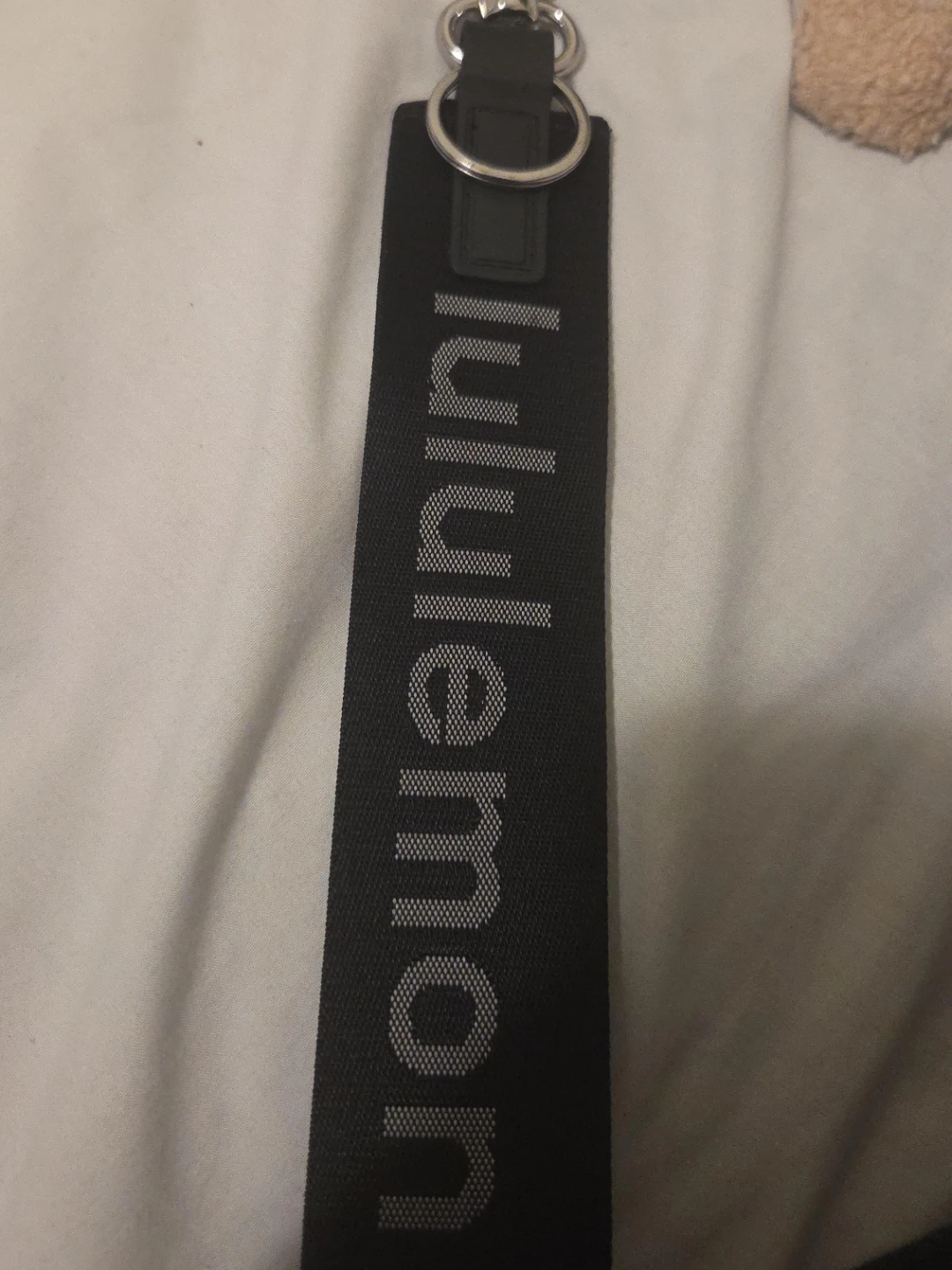 Lululemon Black Logo Key Strap