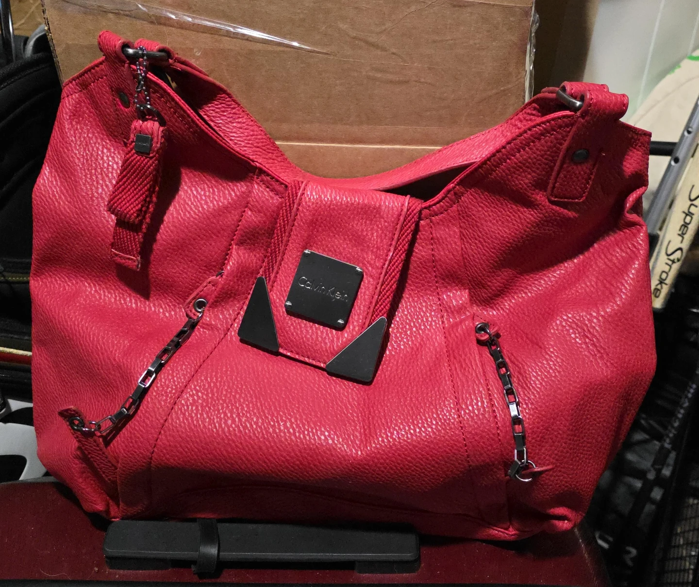 Calvin Klein Red Shoulder Bag