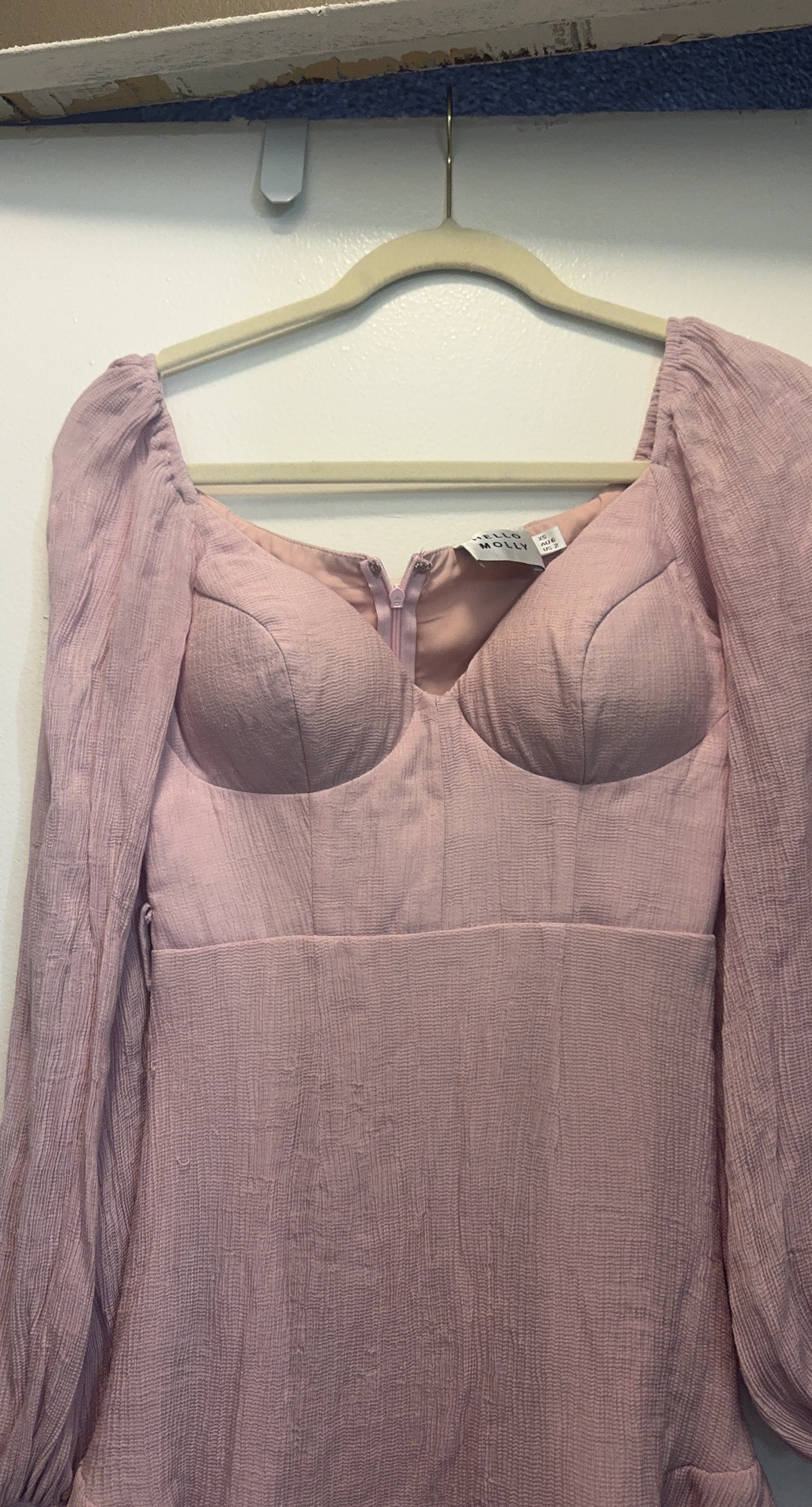 Hello Molly Pink Dress Size US 2