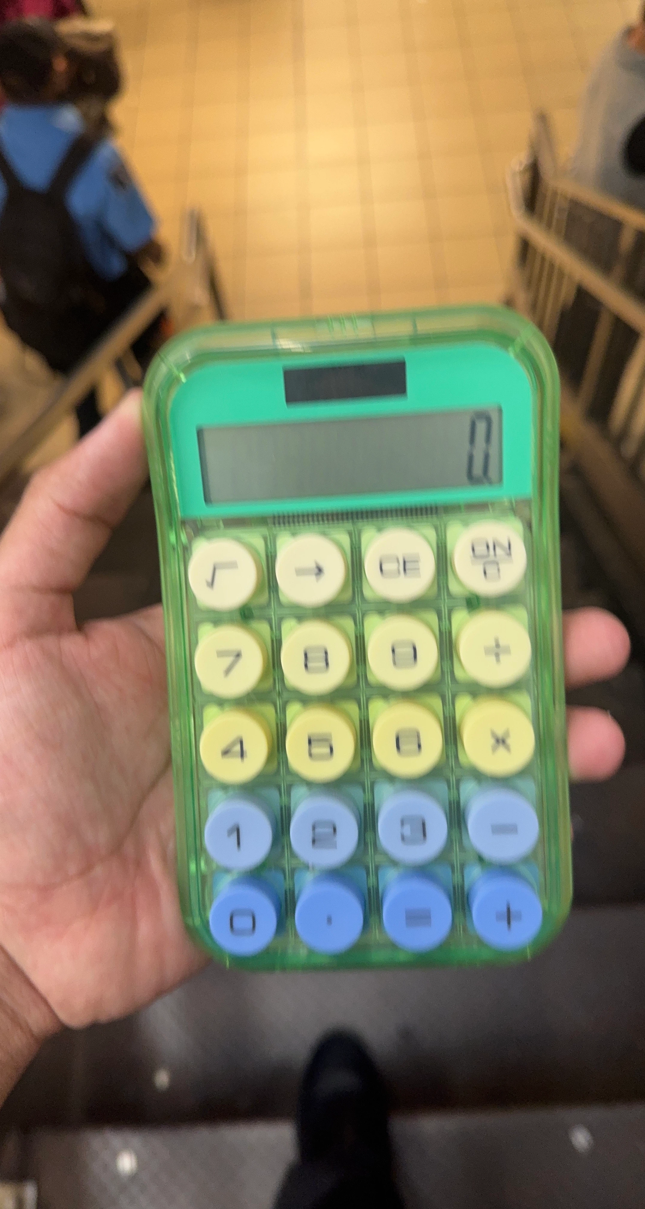 Green Desktop Calculator
