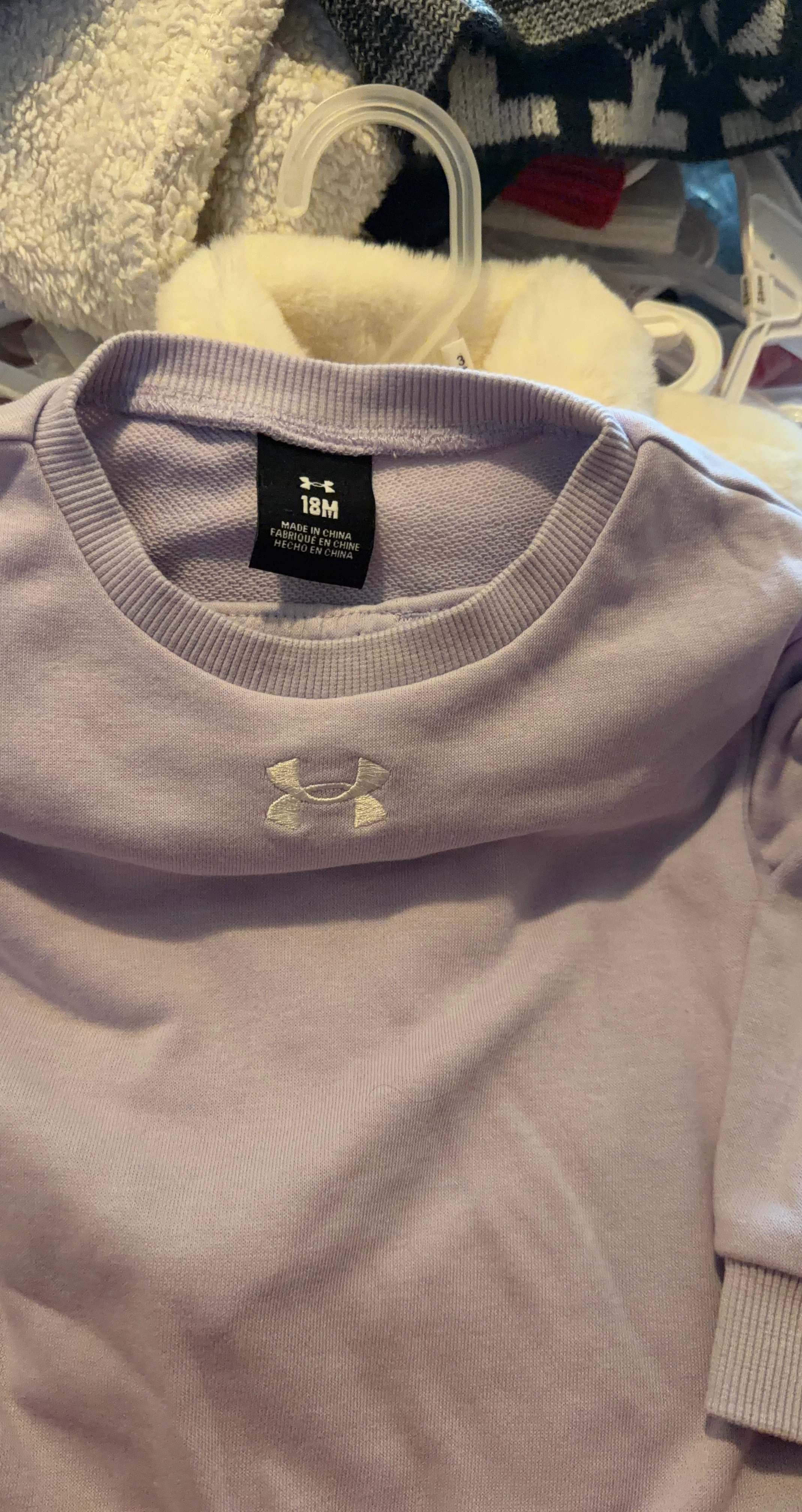 Under Armour Lavender Sweatshirt