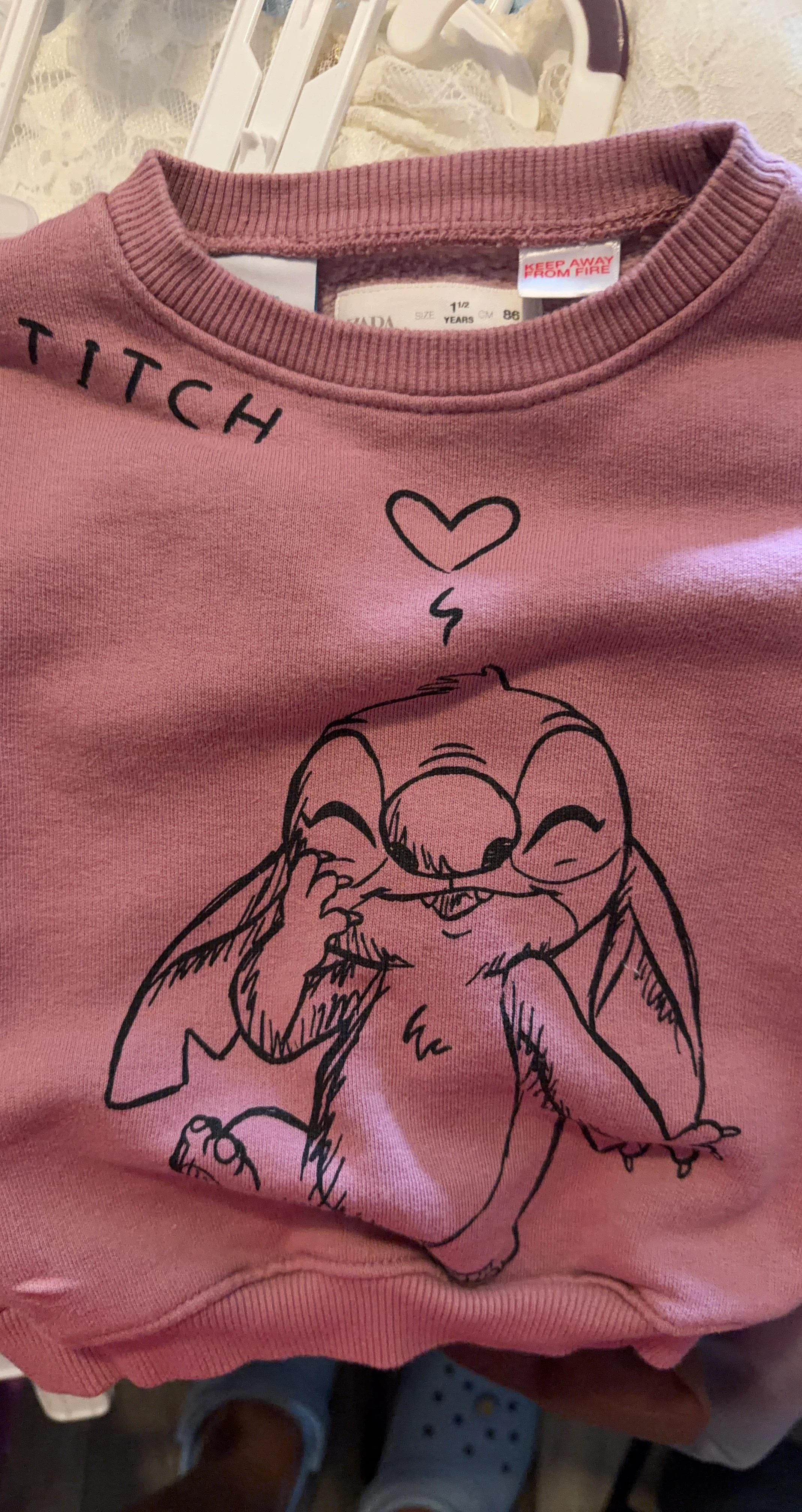 Zara Disney Stitch Sweatshirt