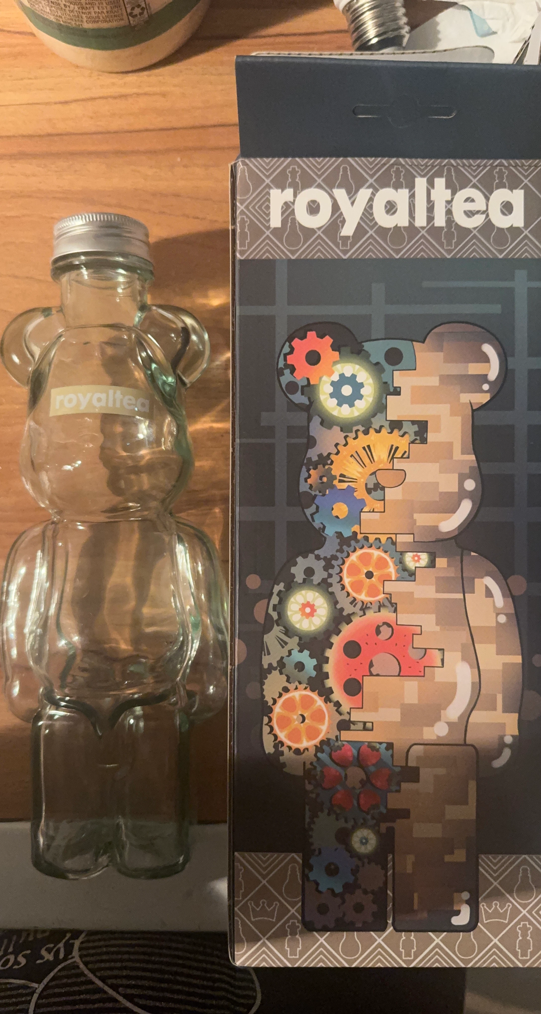 Royaltea Bear Bottle with Packaging 🏈