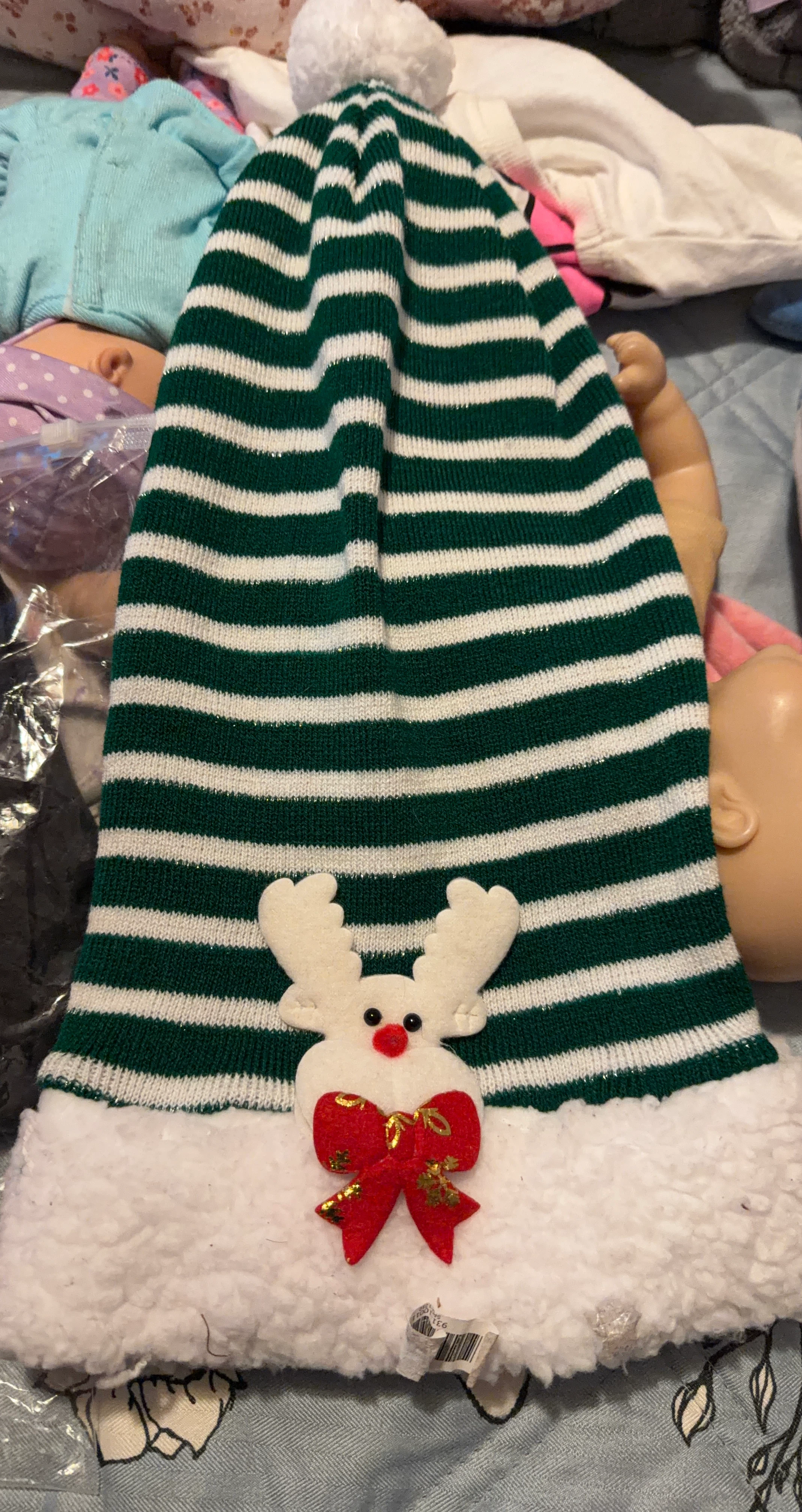 Christmas Reindeer Stocking