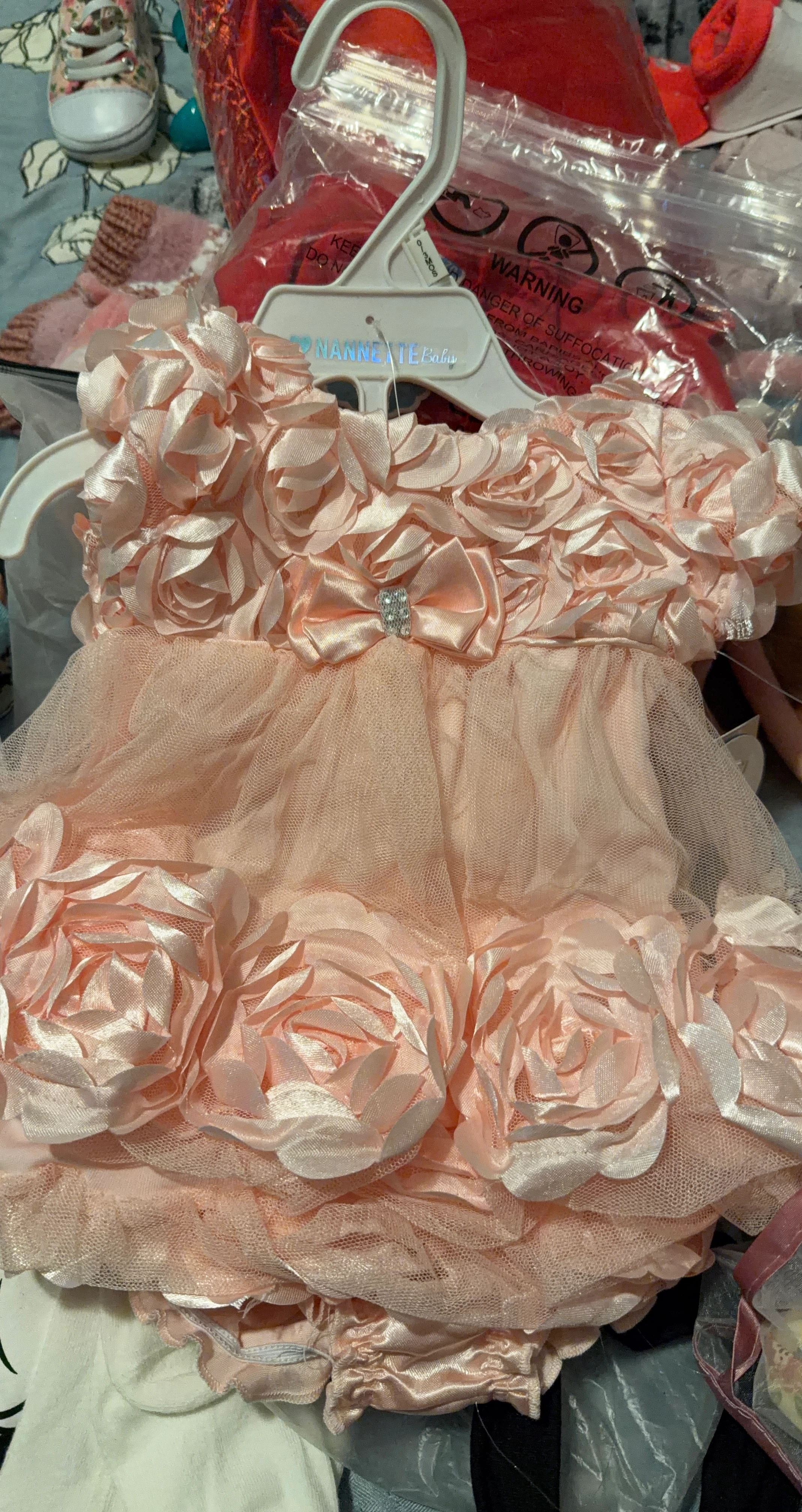 Nannette Baby Pink Floral Dress