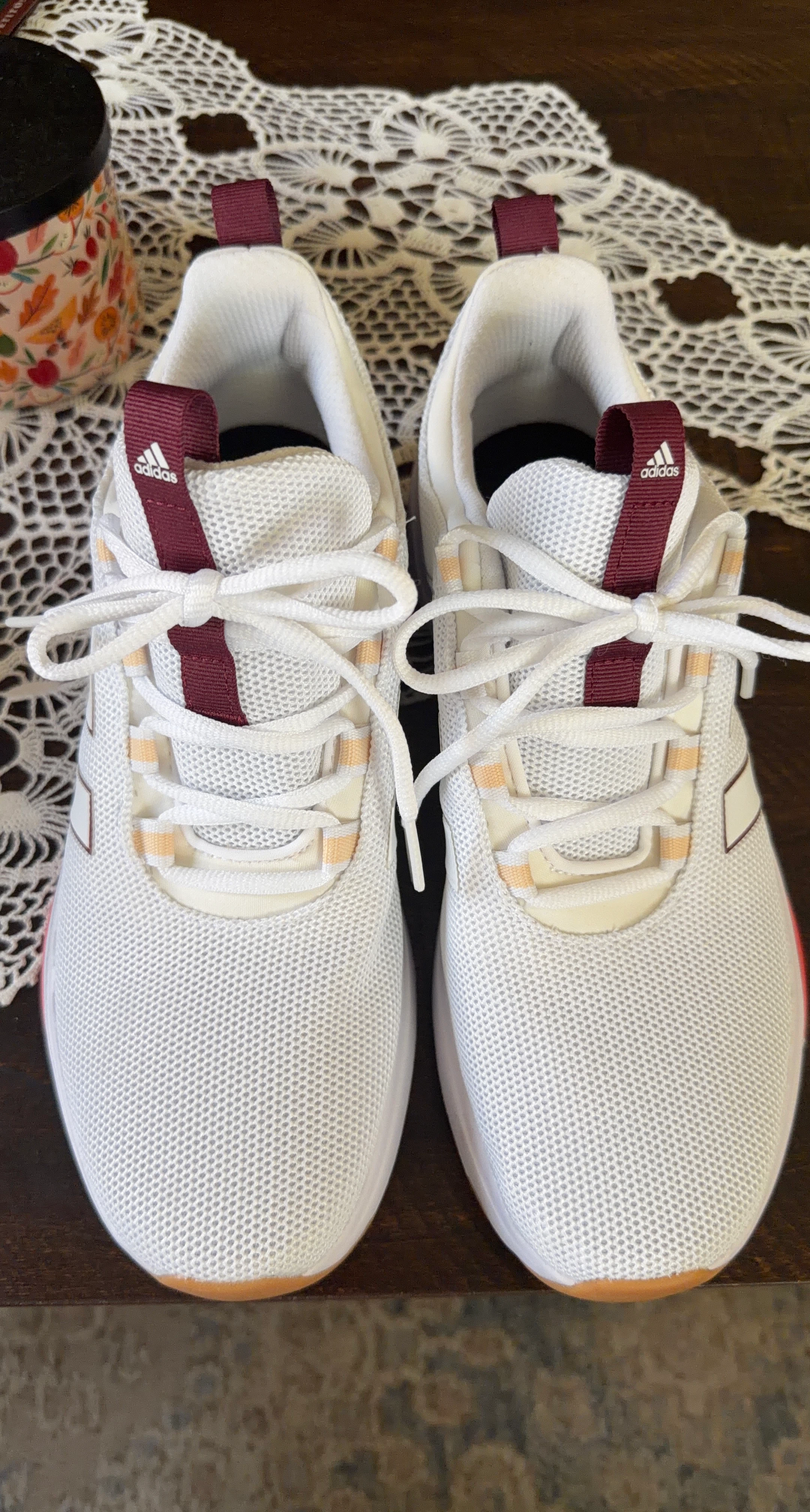 Adidas White Athletic Sneakers