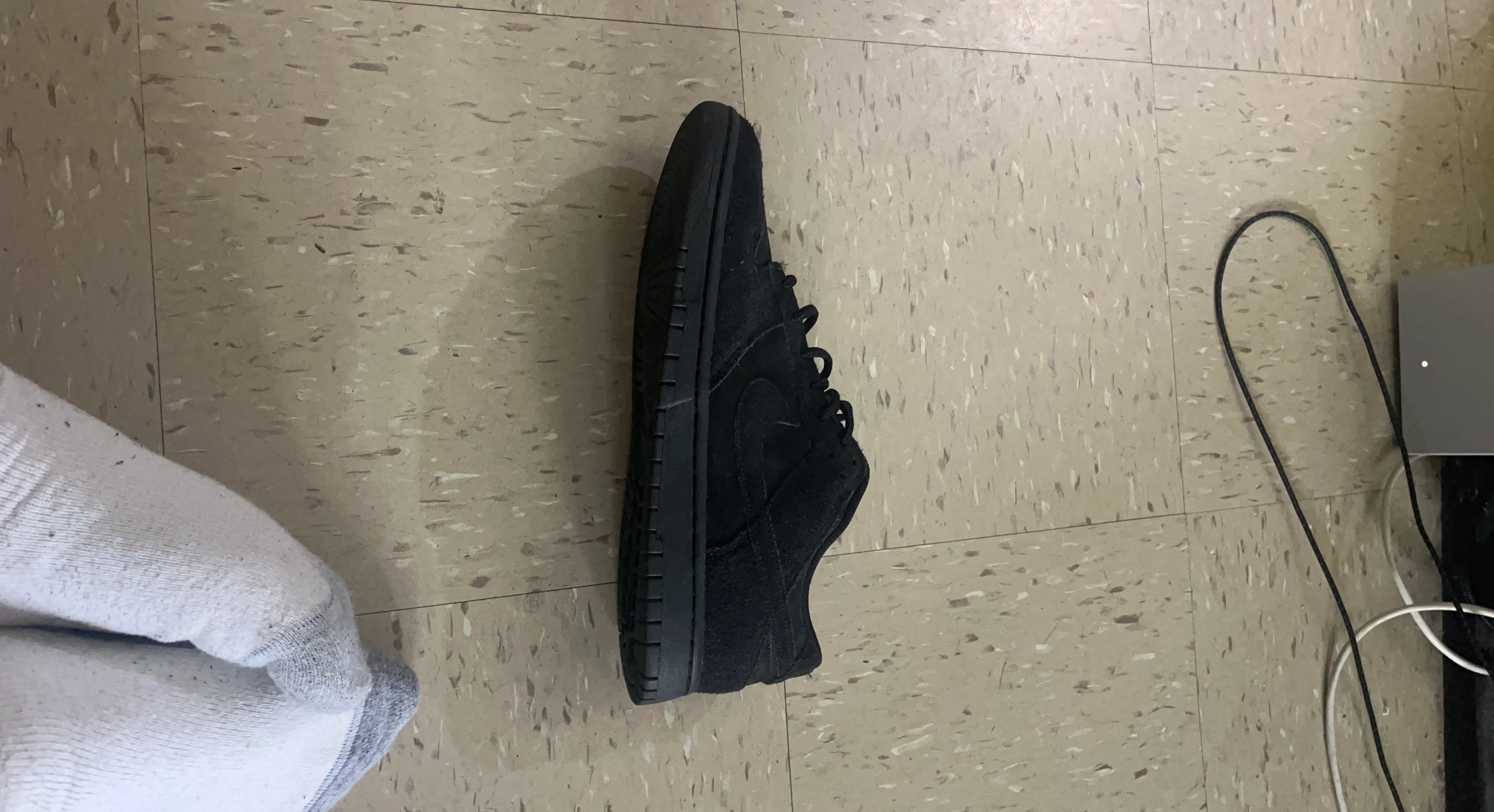 Nike Dunk Low Black Suede