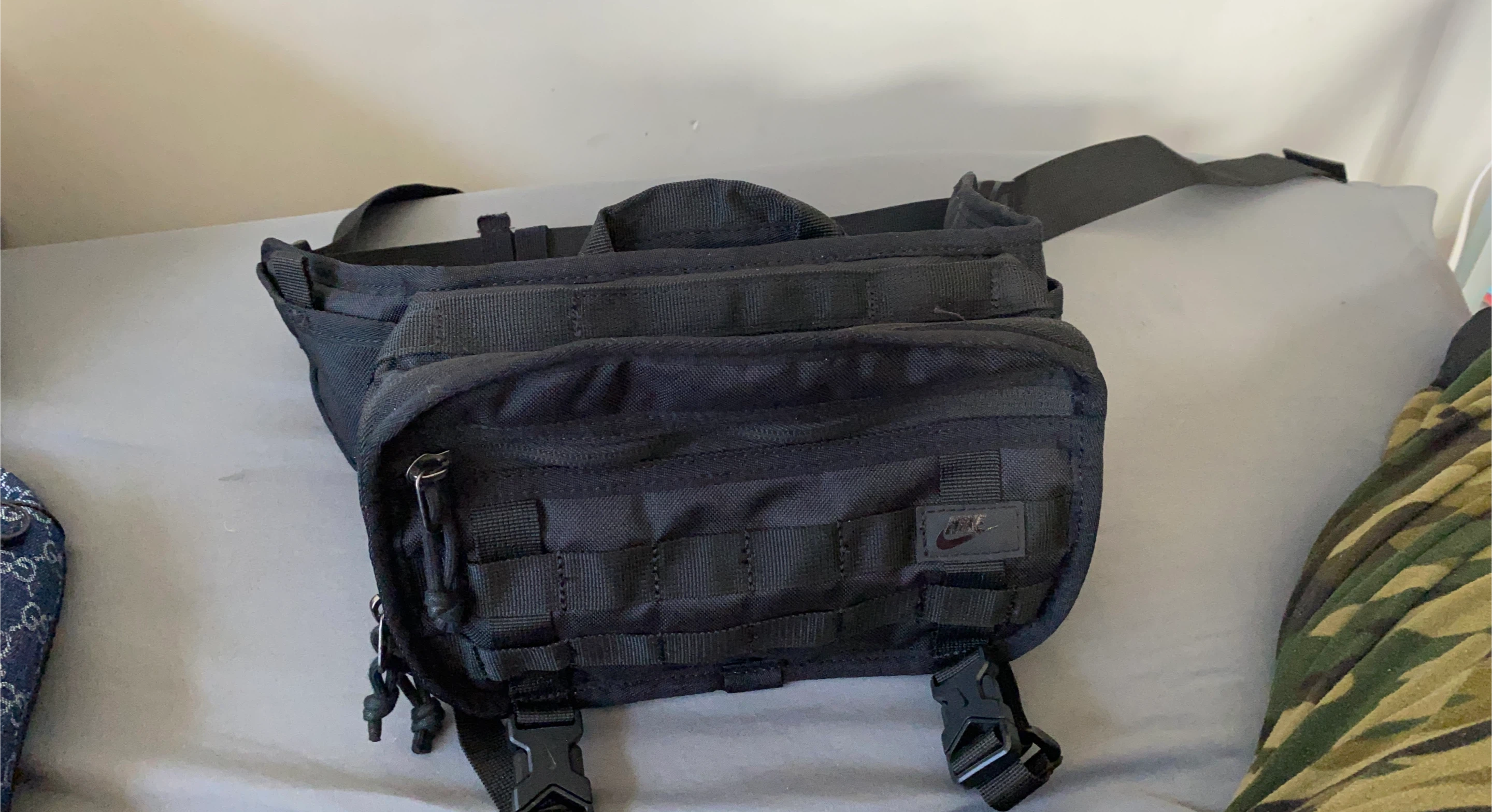 Nike Black Tactical Waist Bag