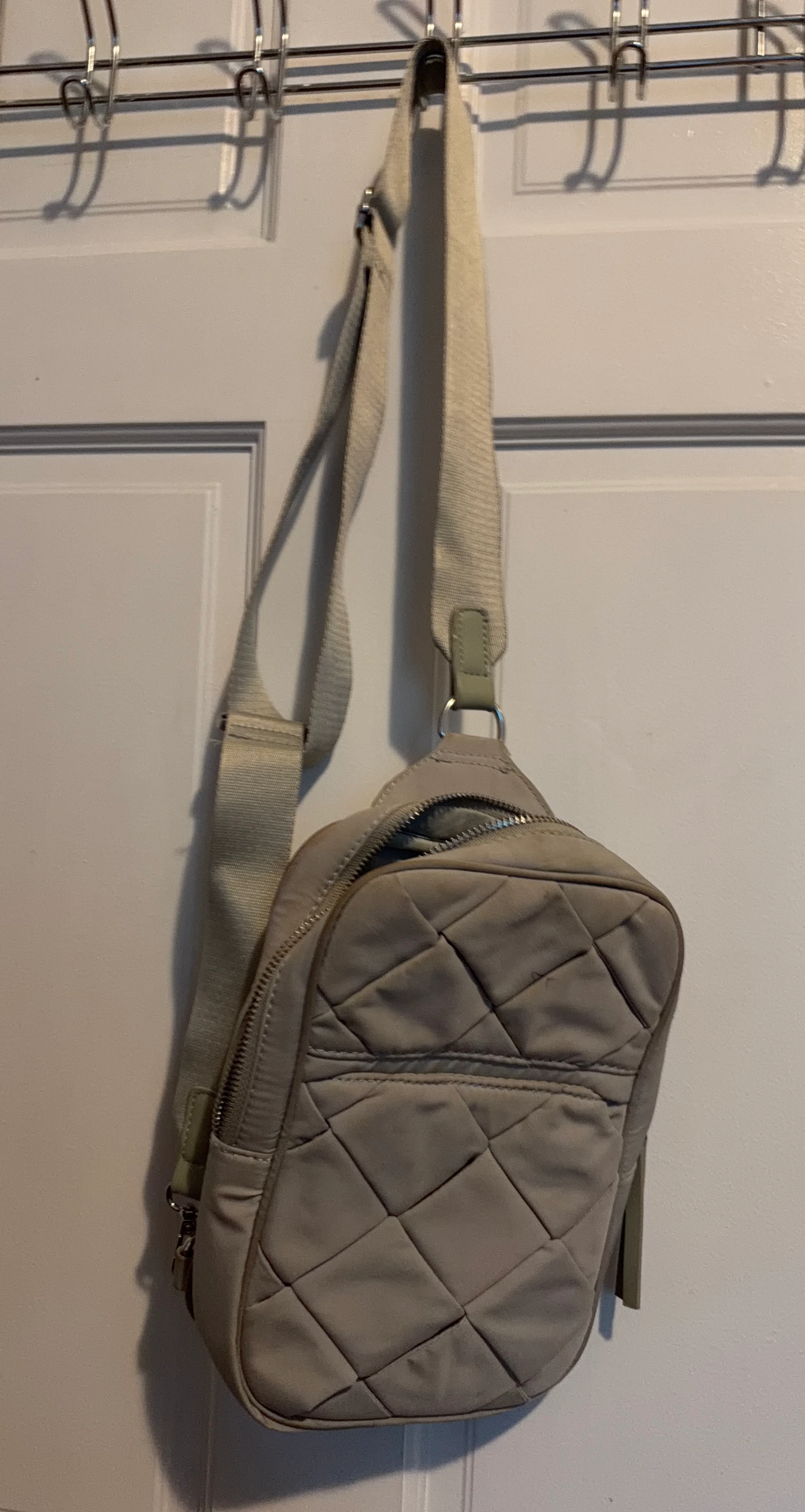 Quilted Crossbody Sling Bag