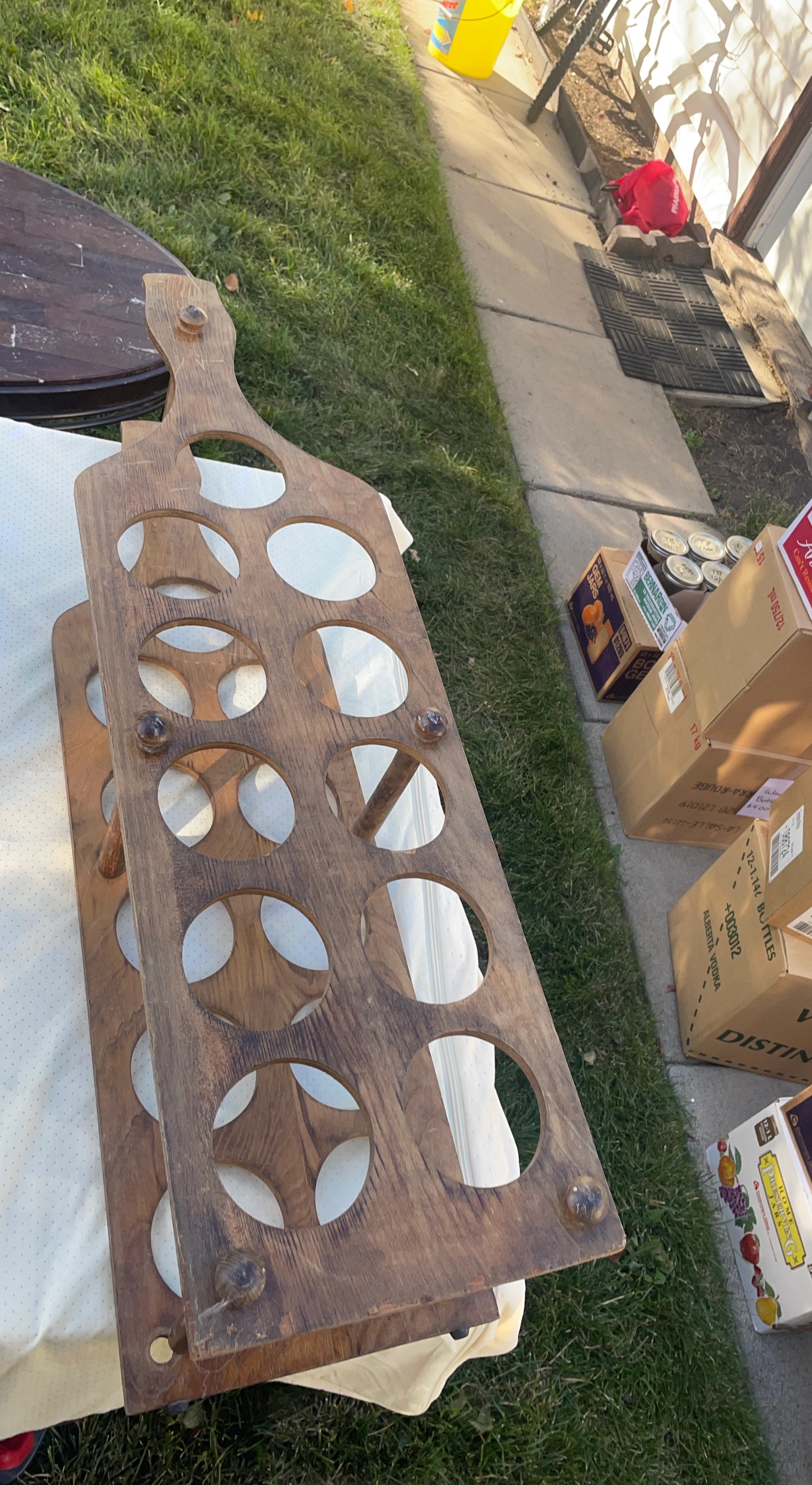 Wooden Wine Bottle Rack