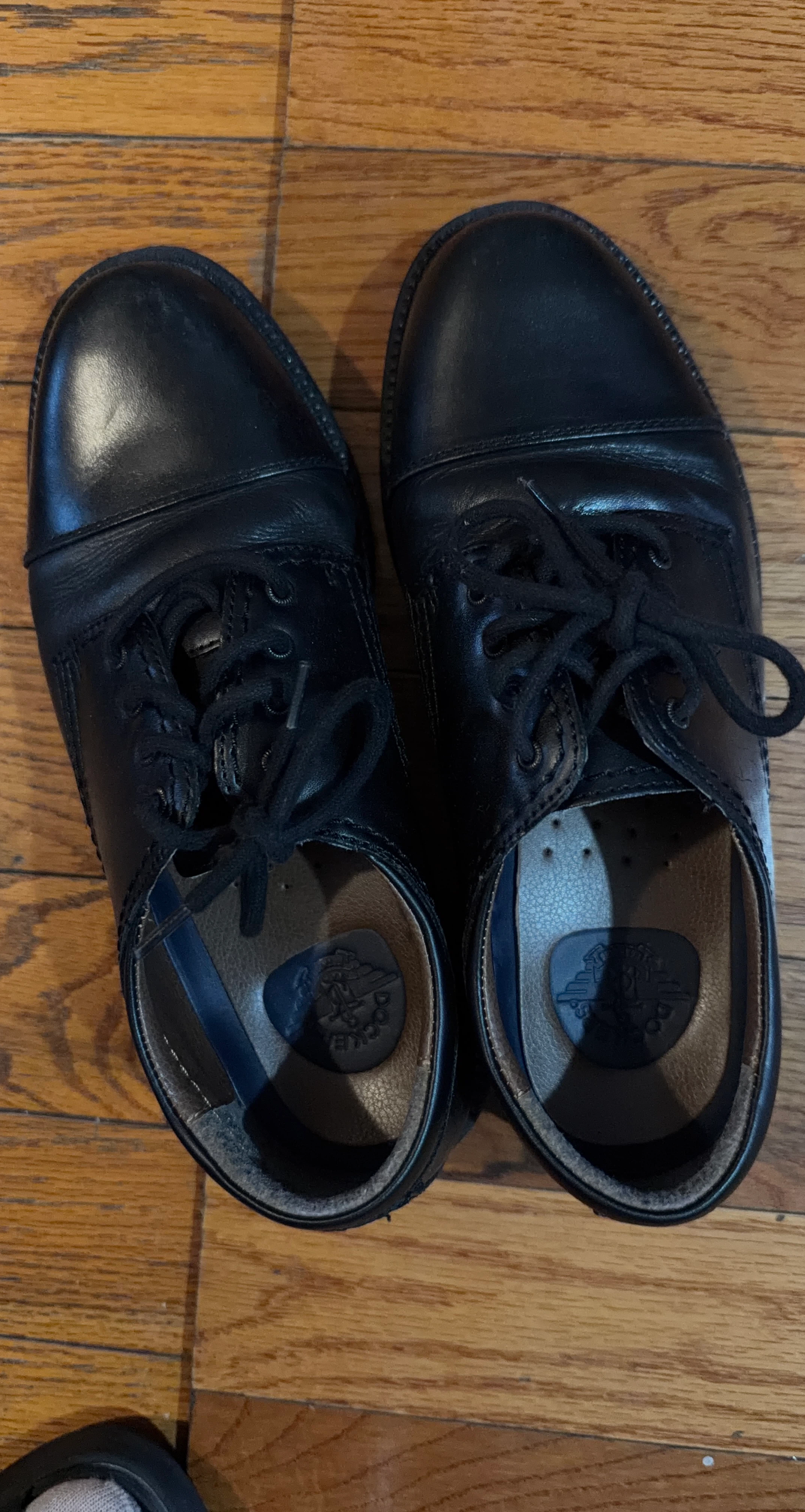 Dockers Men's Black Leather Oxford Shoes