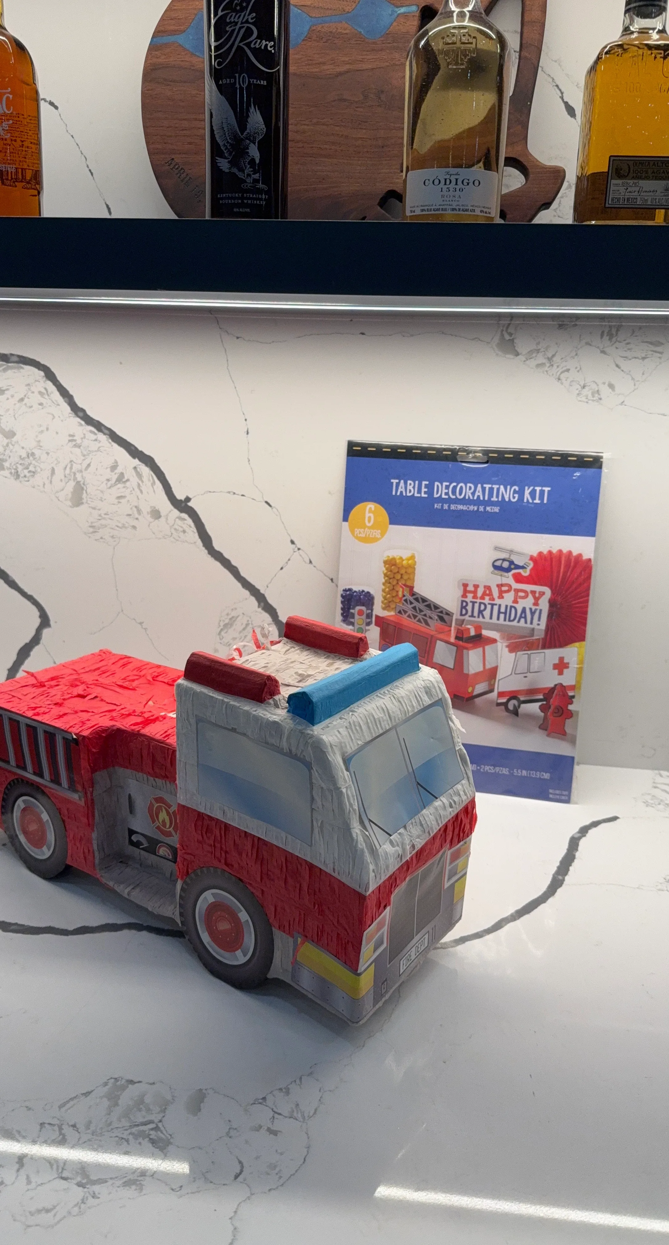 NEW Fire Truck Piñata & Birthday Party decorating kit