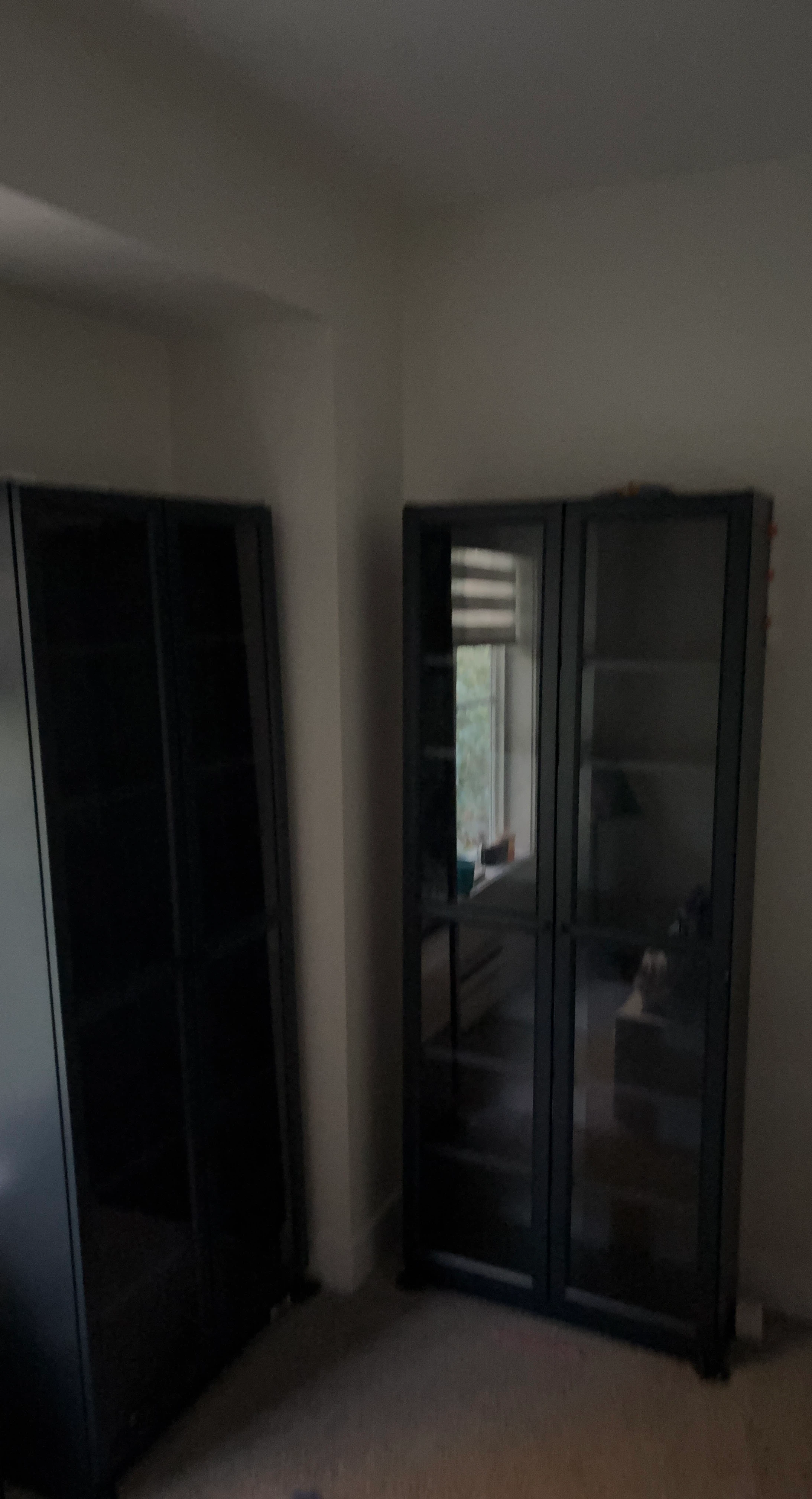 IKEA Billy Oxberg Glass-Door Cabinets