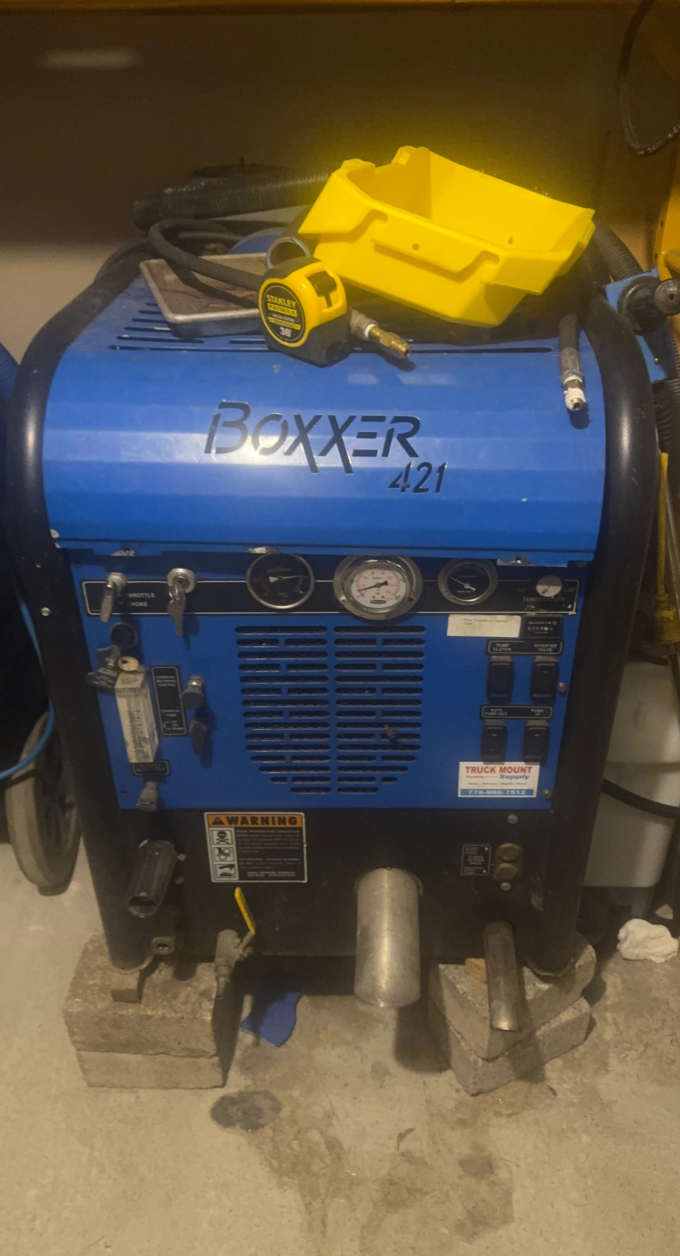 Boxxer 421 Truck Mount Carpet Cleaning Machine